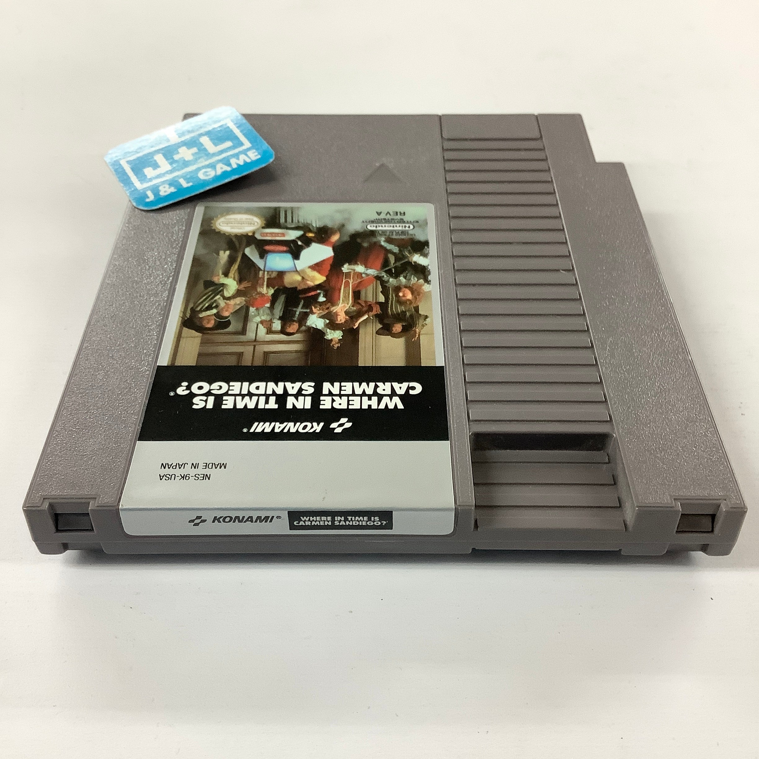 Where in Time is Carmen Sandiego? - (NES) Nintendo Entertainment System [Pre-Owned] Video Games Konami   