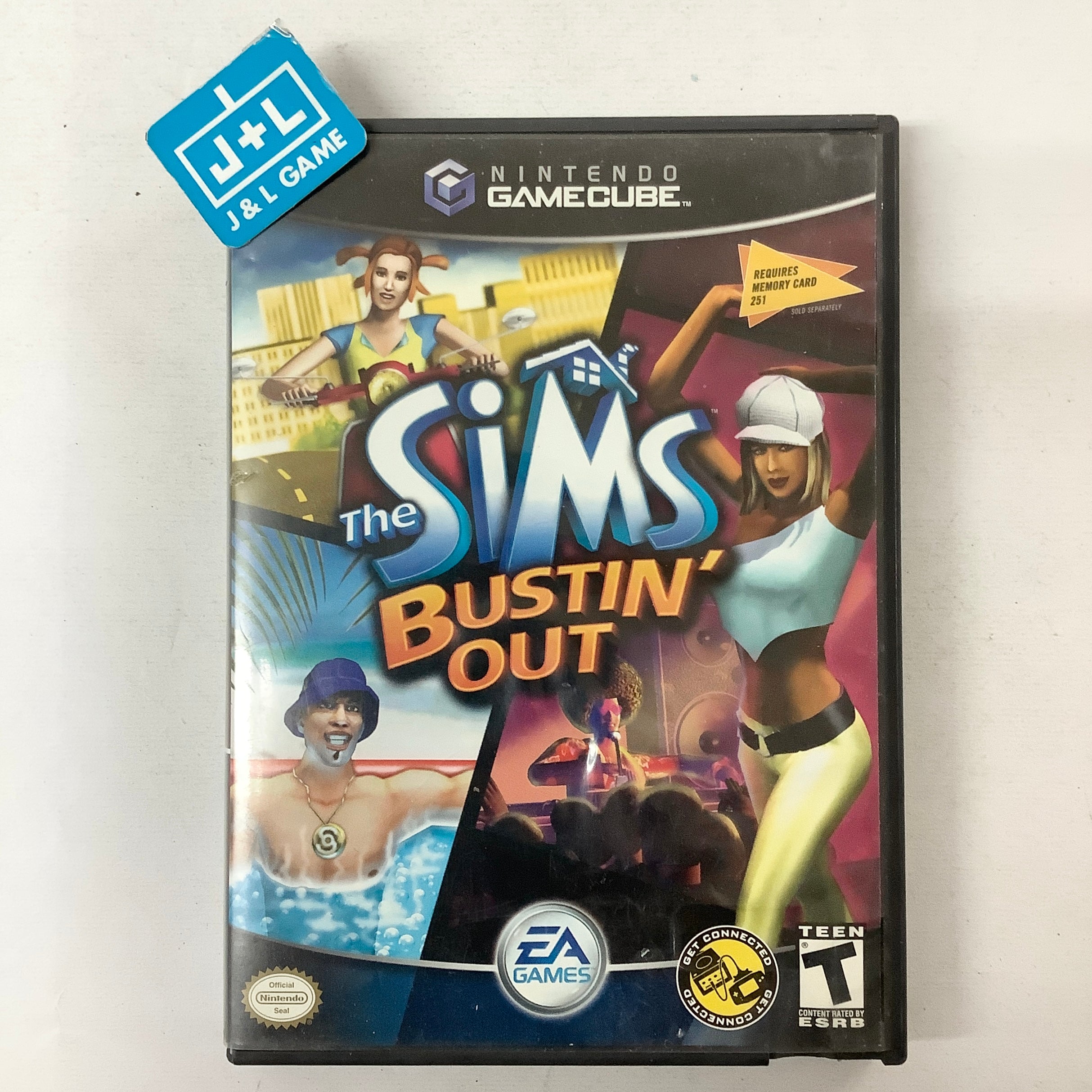 The Sims Bustin' Out - (GC) GameCube [Pre-Owned] Video Games EA Games