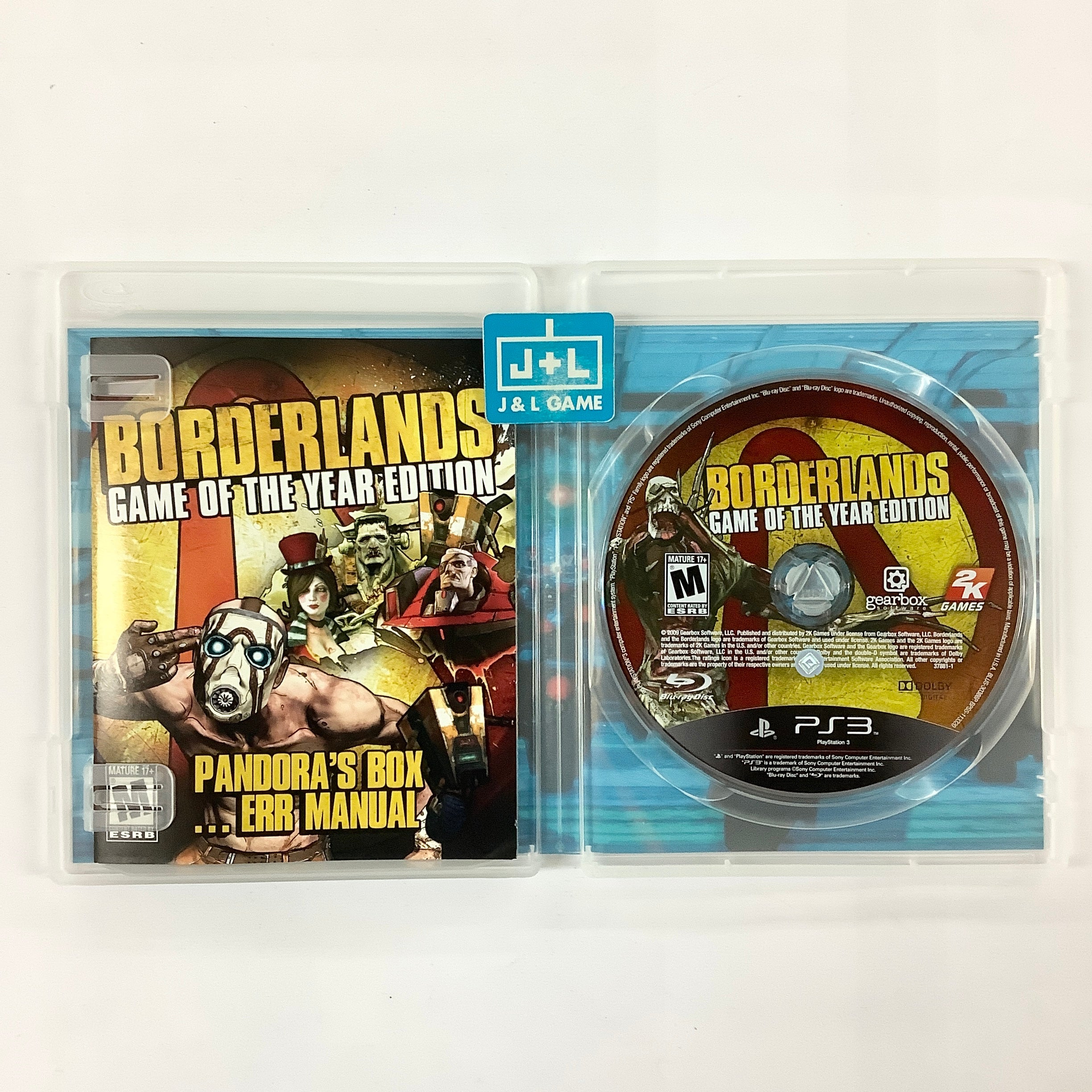 Borderlands: Game of the Year Edition - (PS3) PlayStation 3 [Pre-Owned] Video Games Take-Two Interactive   