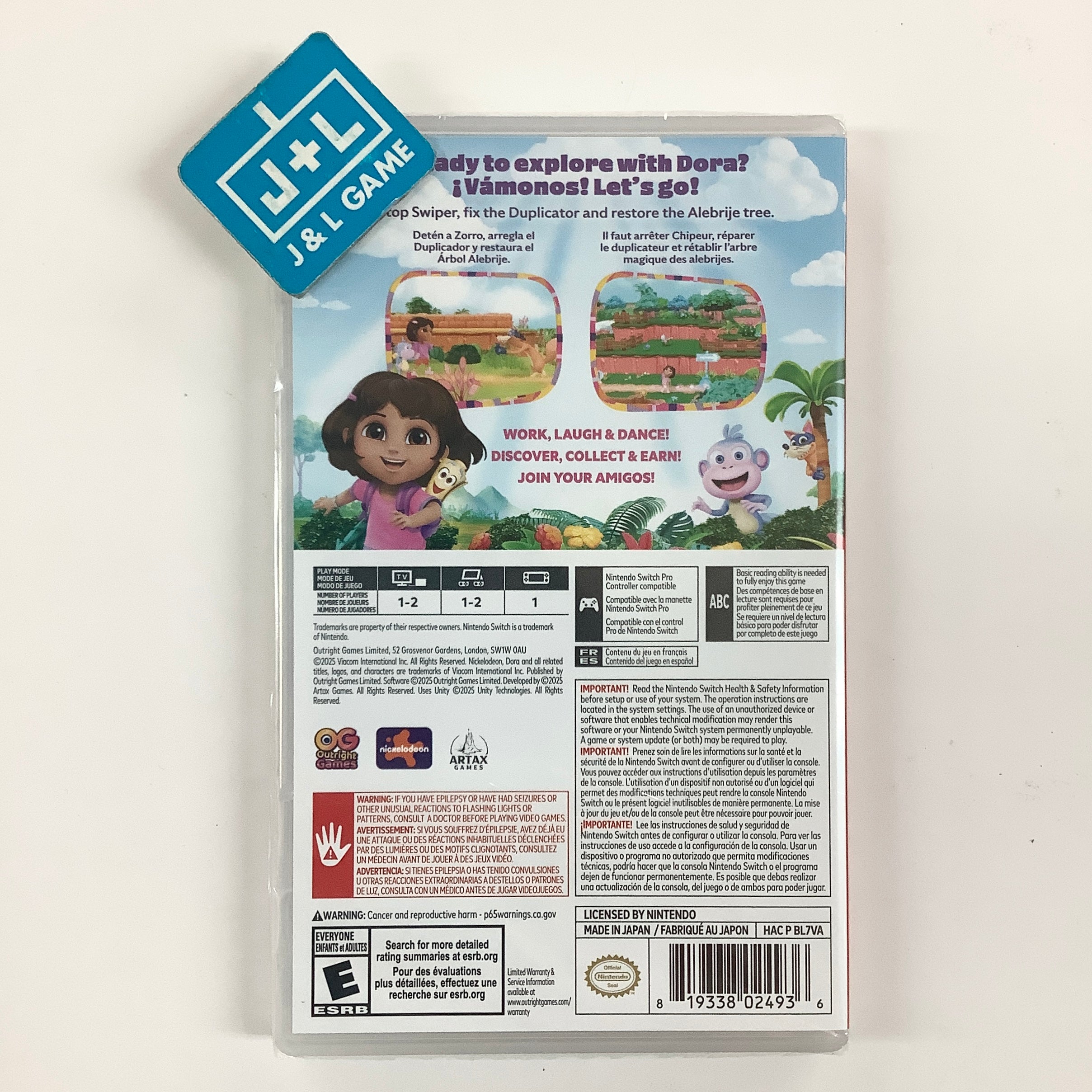 Dora: Rainforest Rescue - (NSW) Nintendo Switch