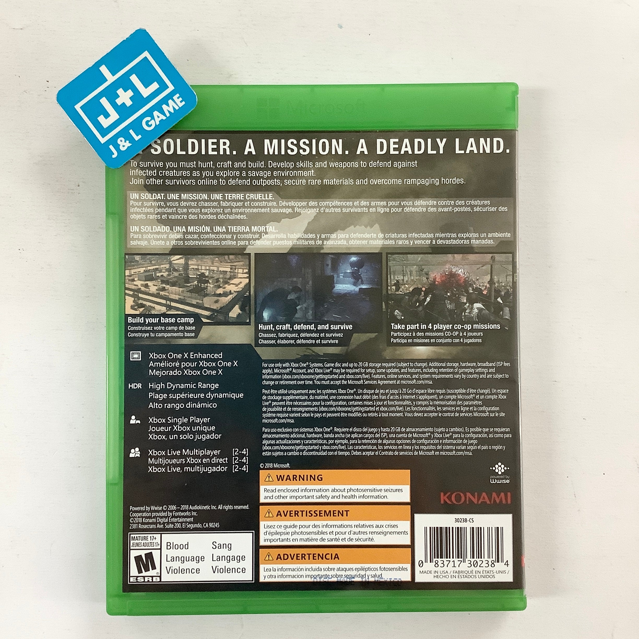 metal gear survive xbox one Xbox One Metal Gear Survive