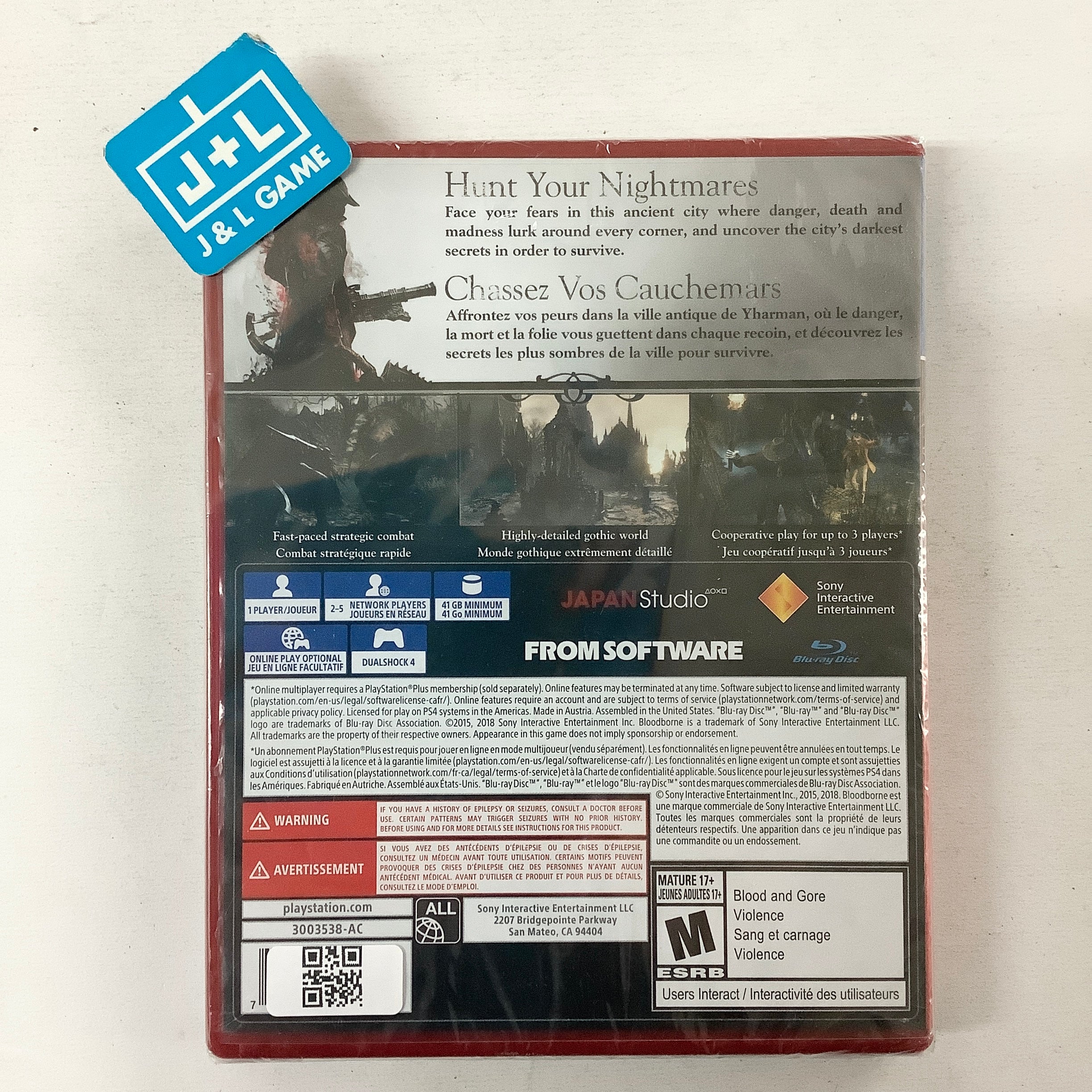 Bloodborne (PlayStation Hits) - (PS4) PlayStation 4 Video Games SONY