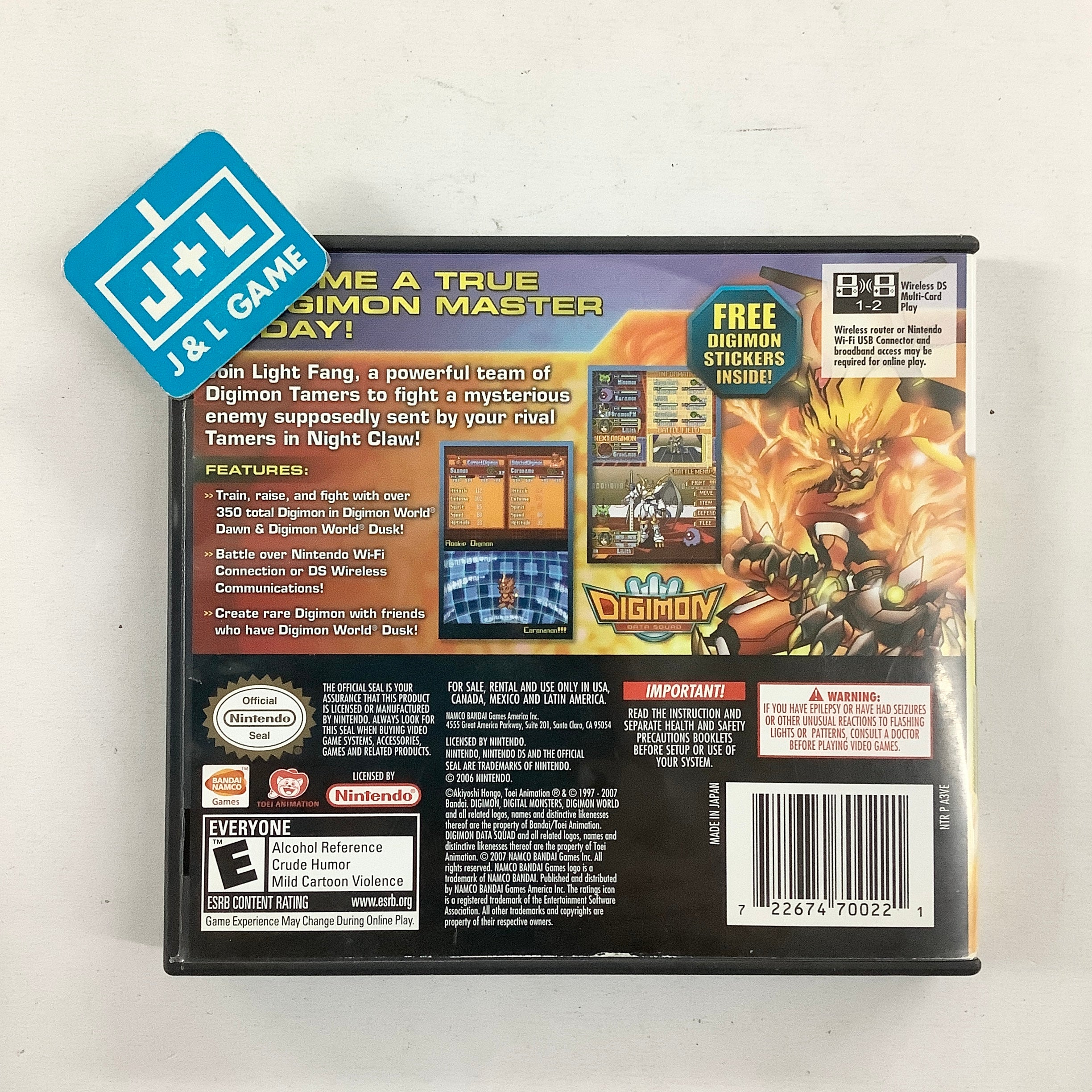 Digimon World Dawn - (NDS) Nintendo DS [Pre-Owned] Video Games Bandai Namco Games