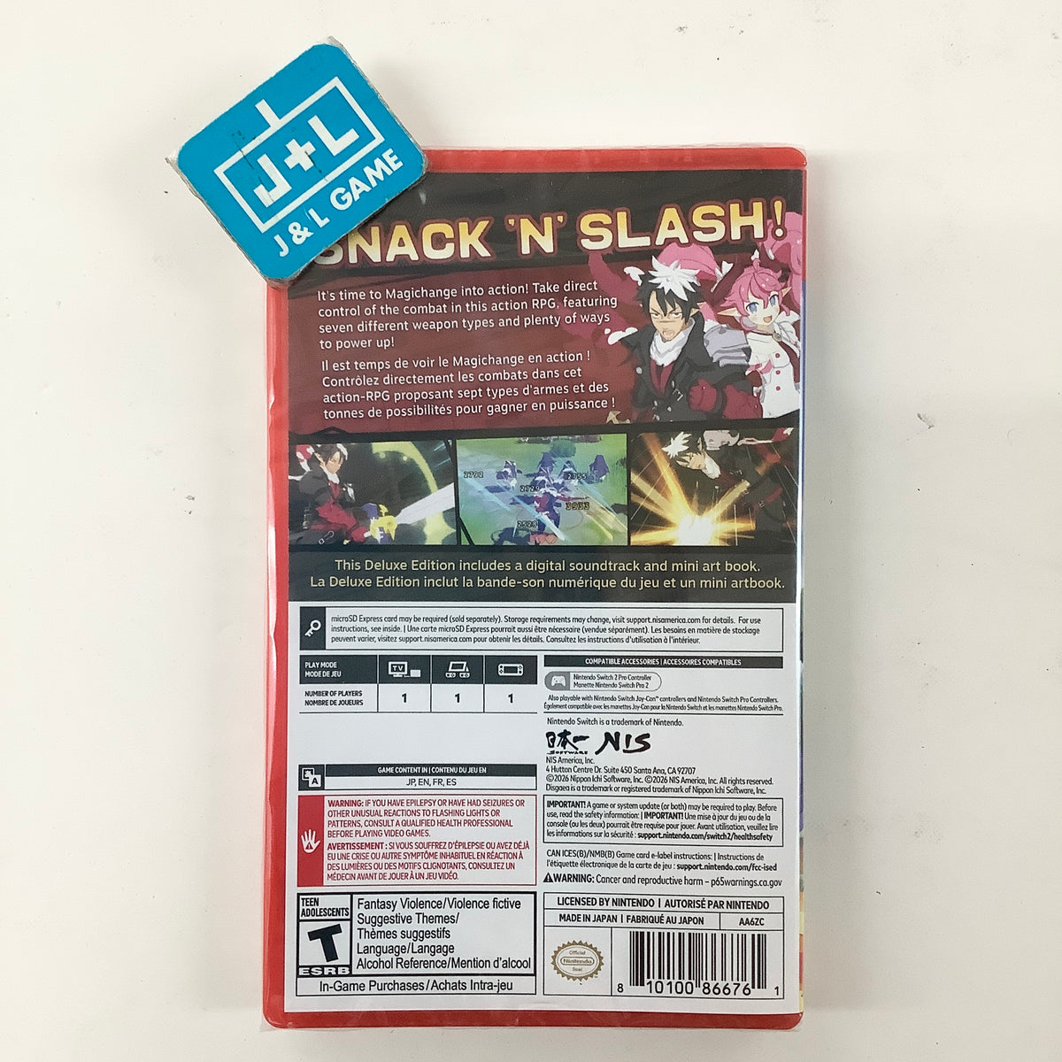 Disgaea Mayhem (Deluxe Edition) - (NS2) Nintendo Switch 2 Video Games NIS America