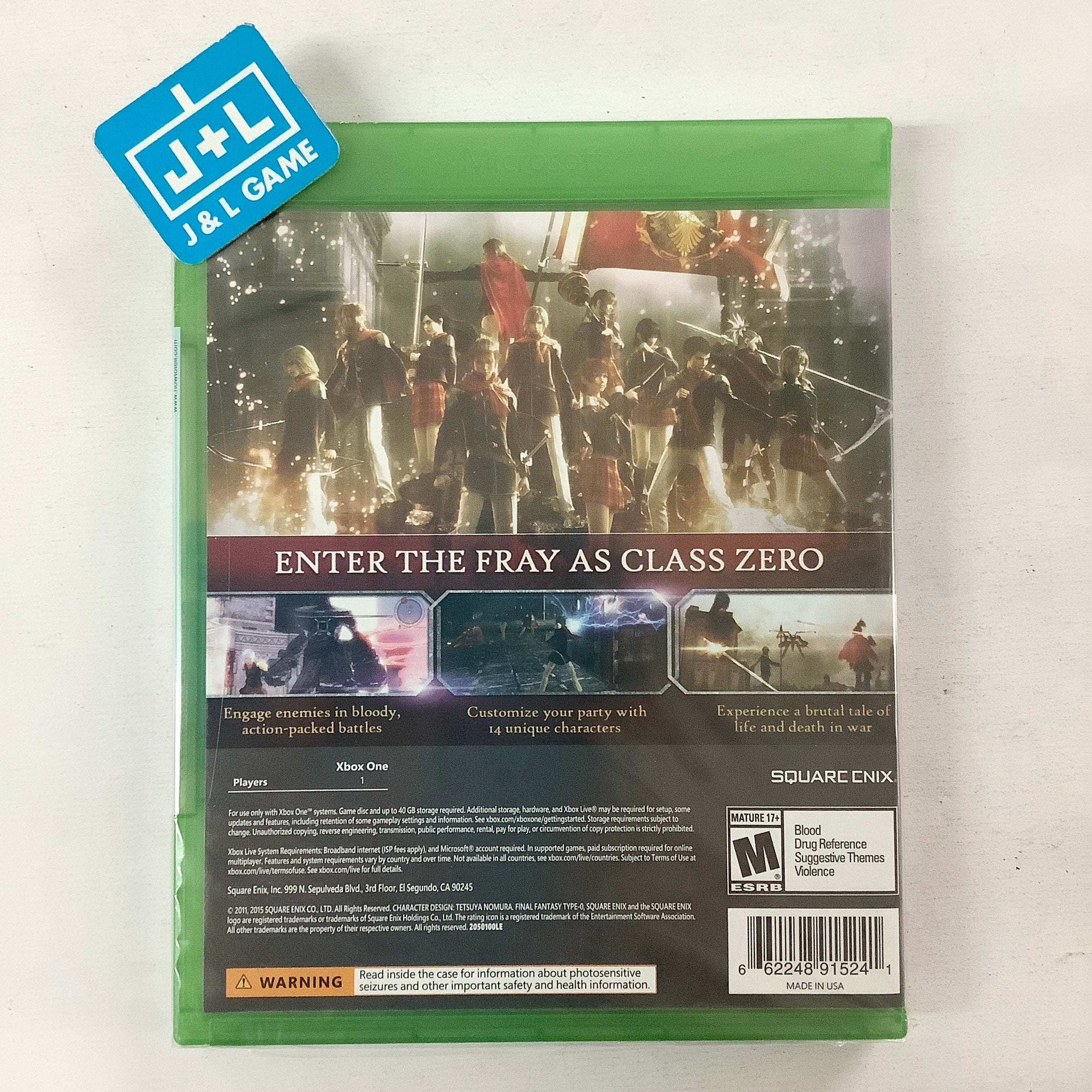 Final Fantasy Type-0 HD (Day One Edition) - (XB1) Xbox One Video Games Square Enix   