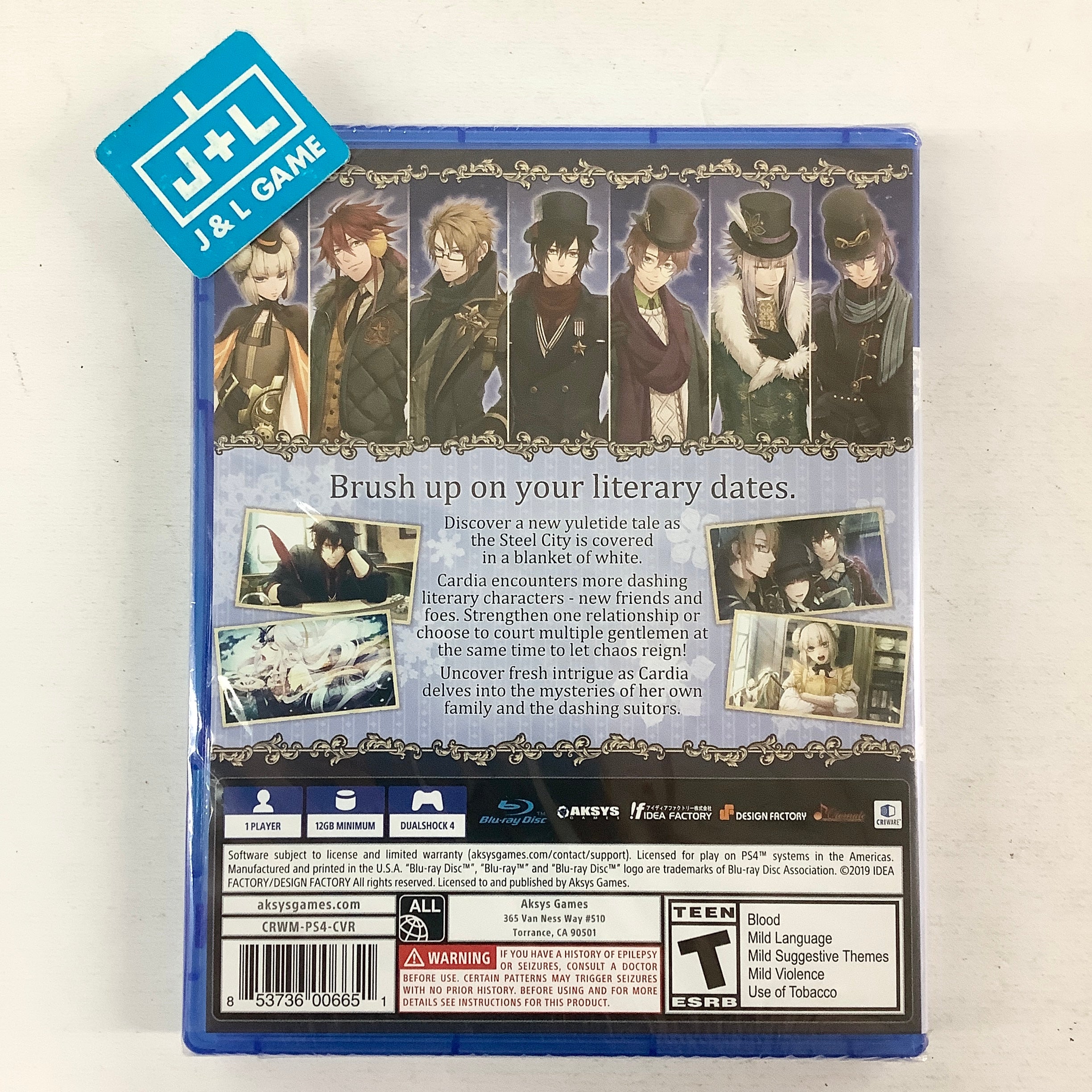 Code:Realize ~Wintertide Miracles~ - (PS4) PlayStation 4 Video Games Aksys Games