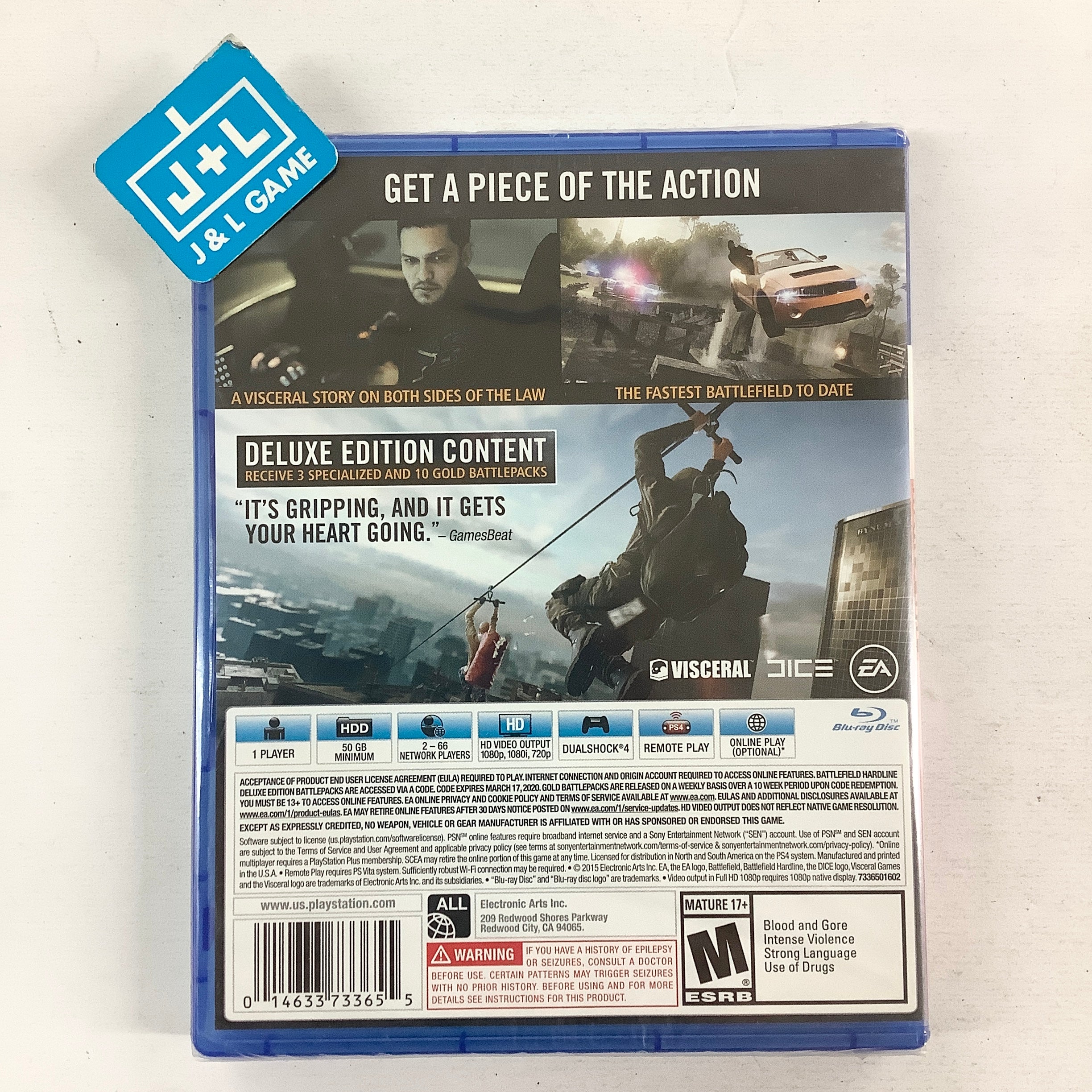 Battlefield Hardline (Deluxe Edition) - (PS4) PlayStation 4 Video Games Electronic Arts