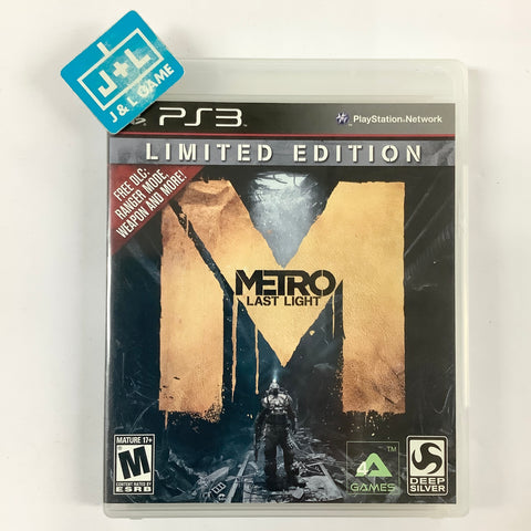Metro: Last Light (Limited Edition) - (PS3) PlayStation 3 [Pre-Owned] Video Games Deep Silver   