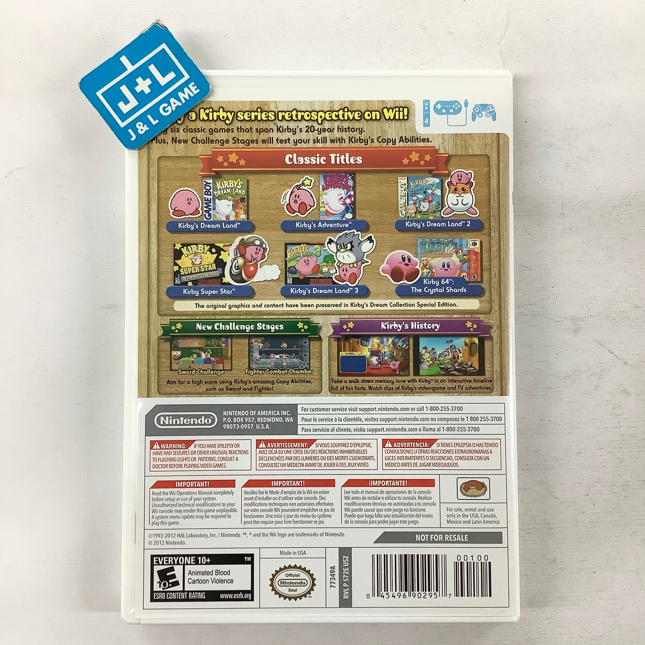 Kirby's Dream Collection: Special Edition - Nintendo Wii [Pre-Owned] Video Games Nintendo