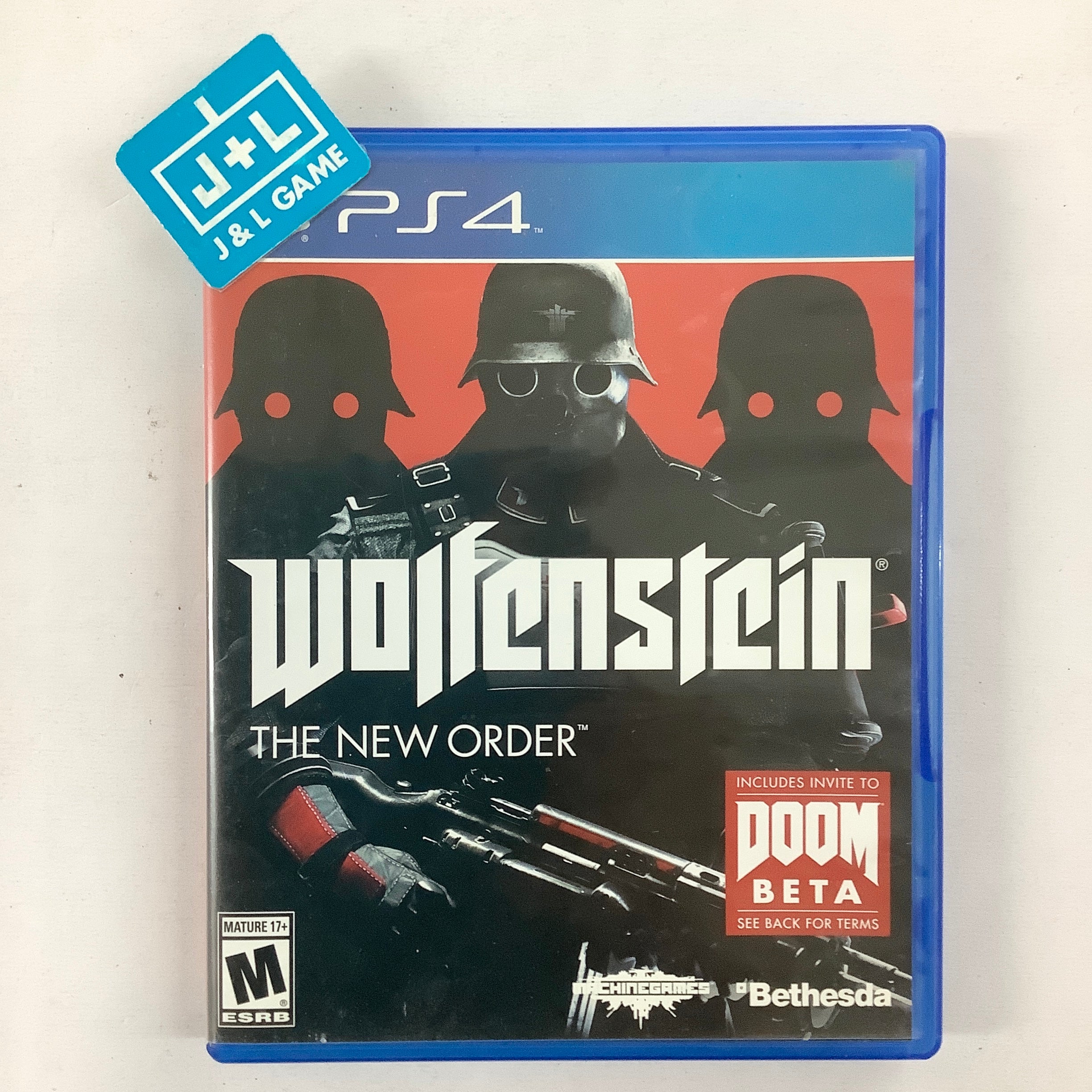 Wolfenstein: The New Order - (PS4) PlayStation 4 [Pre-Owned] Video Games Bethesda Softworks