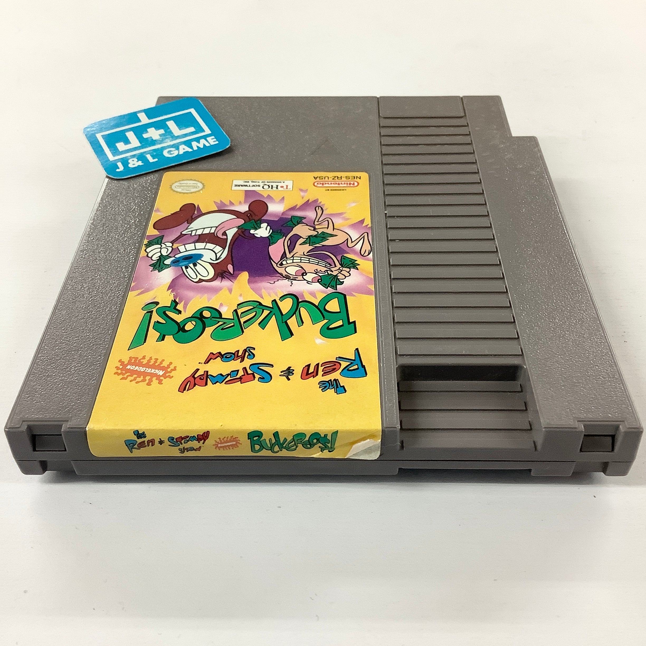 The Ren & Stimpy Show: Buckaroo$! - (NES) Nintendo Entertainment System [Pre-Owned] Video Games THQ   
