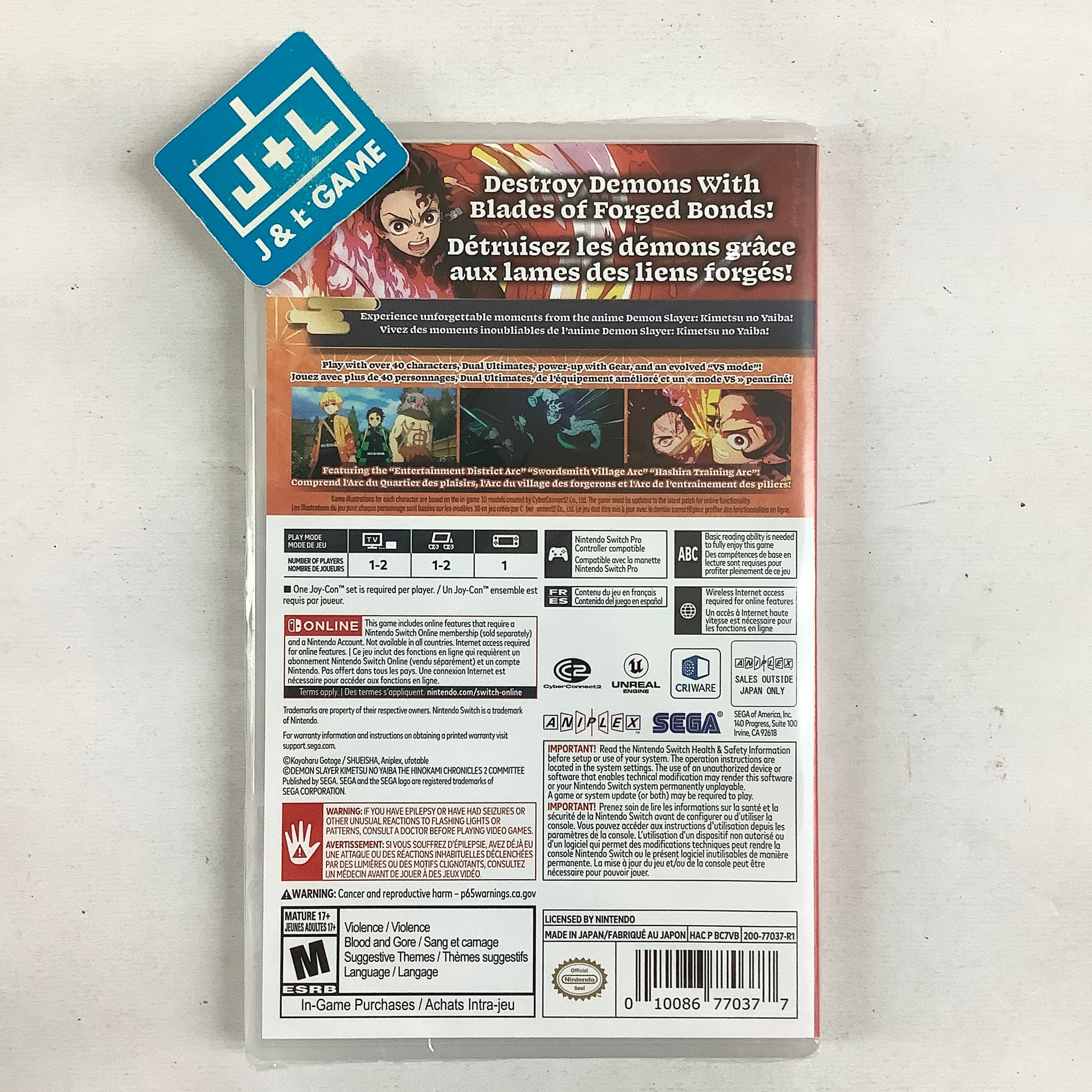 Demon Slayer: The Hinokami Chronicles 2 - (NSW) Nintendo Switch Video Games SEGA
