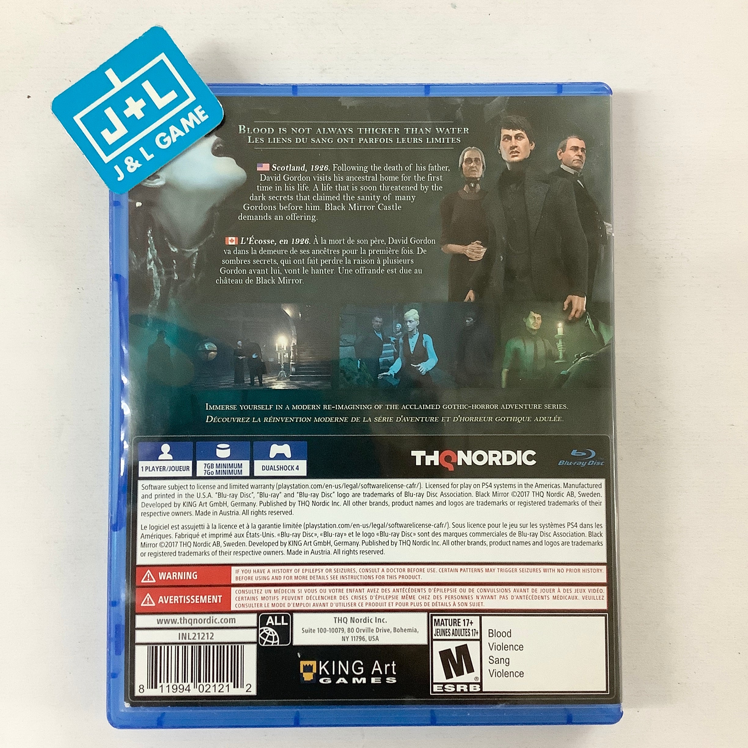 【中古】「非常に良い」Black Mirror (輸入版:北米) - PS4 Black Mirror - (PS4) PlayStation 4 [Pre-Owned] | J&L Game