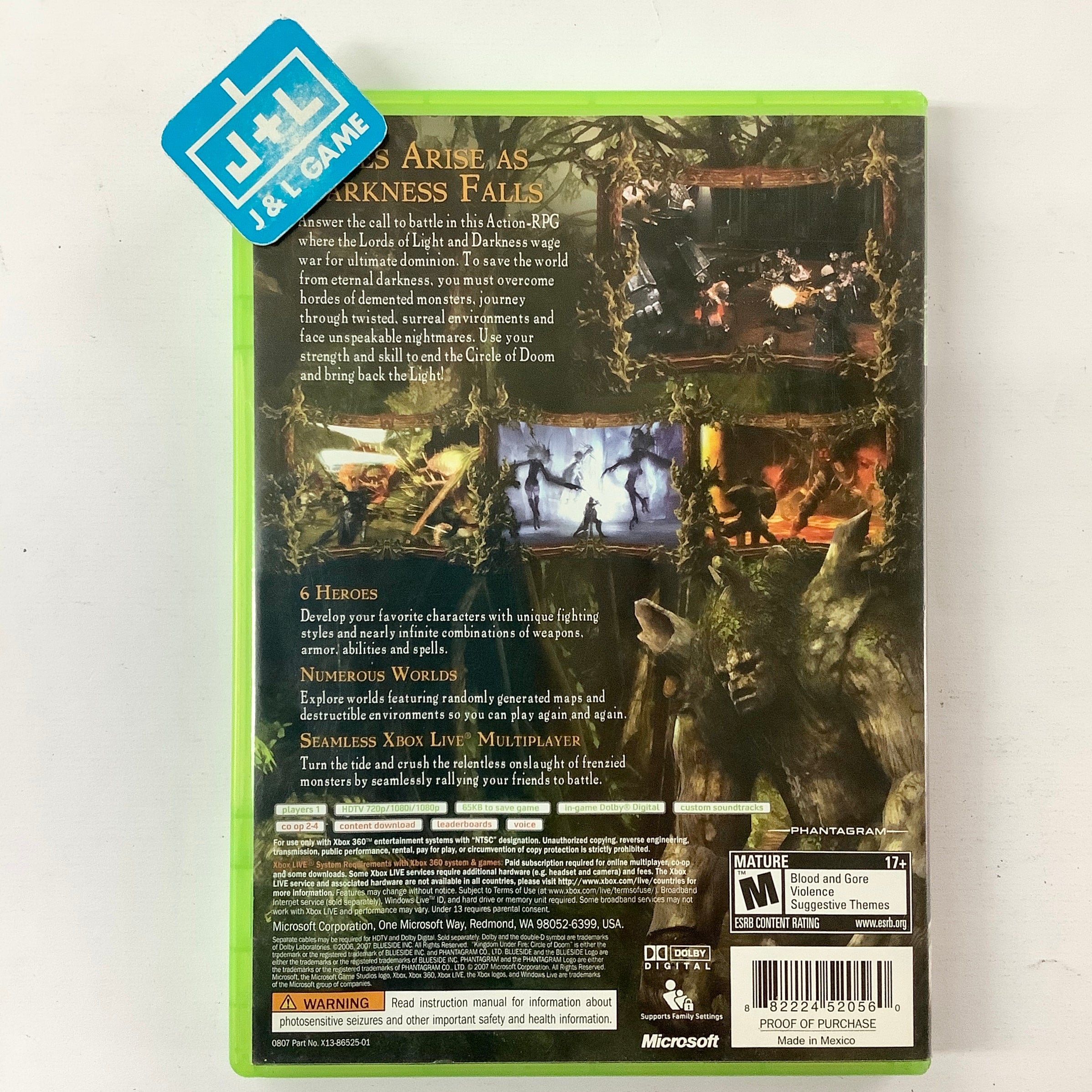 Kingdom Under Fire: Circle of Doom - Xbox 360 [Pre-Owned] Video Games Microsoft Game Studios   