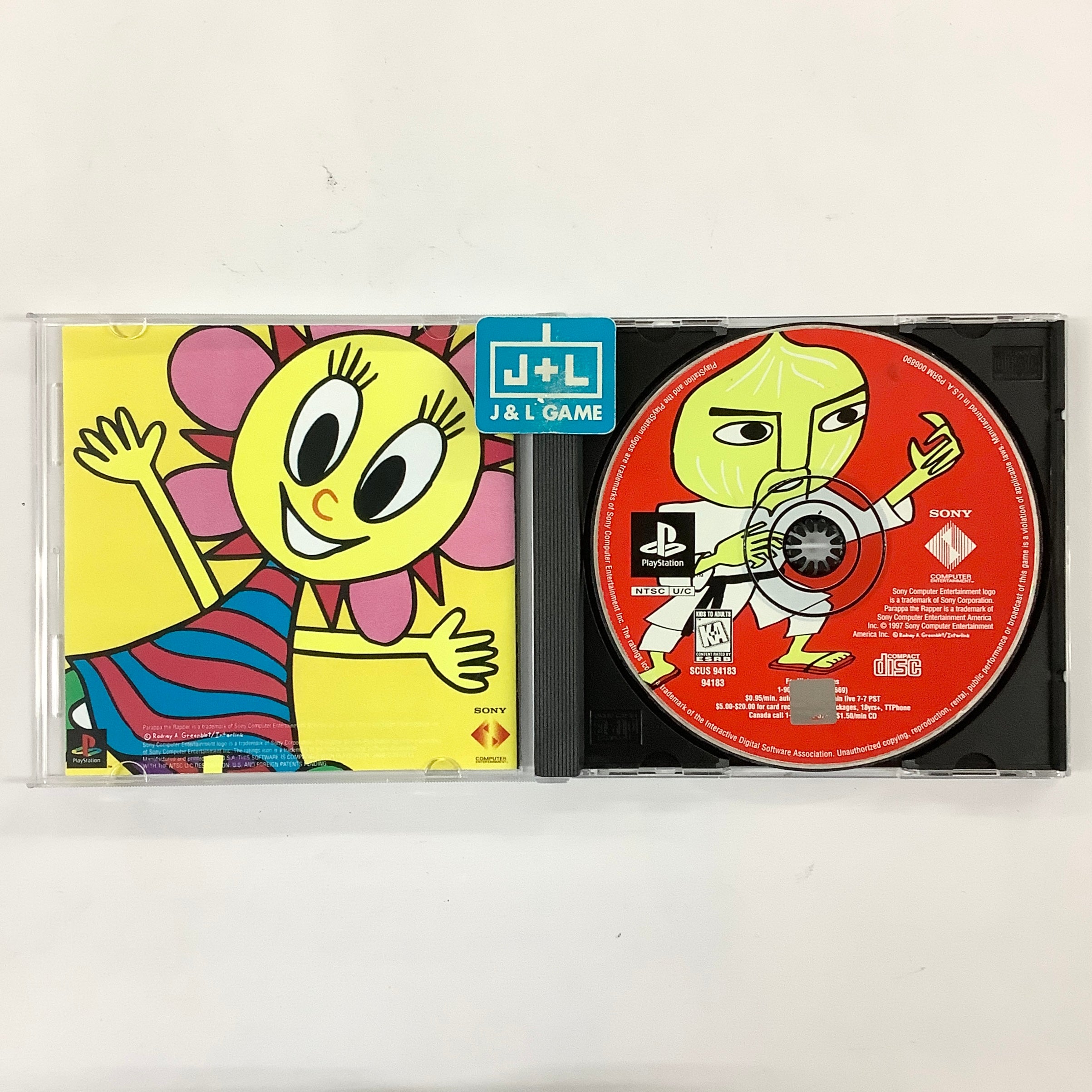 PaRappa the Rapper - (PS1) PlayStation 1 [Pre-Owned] Video Games SCEA   