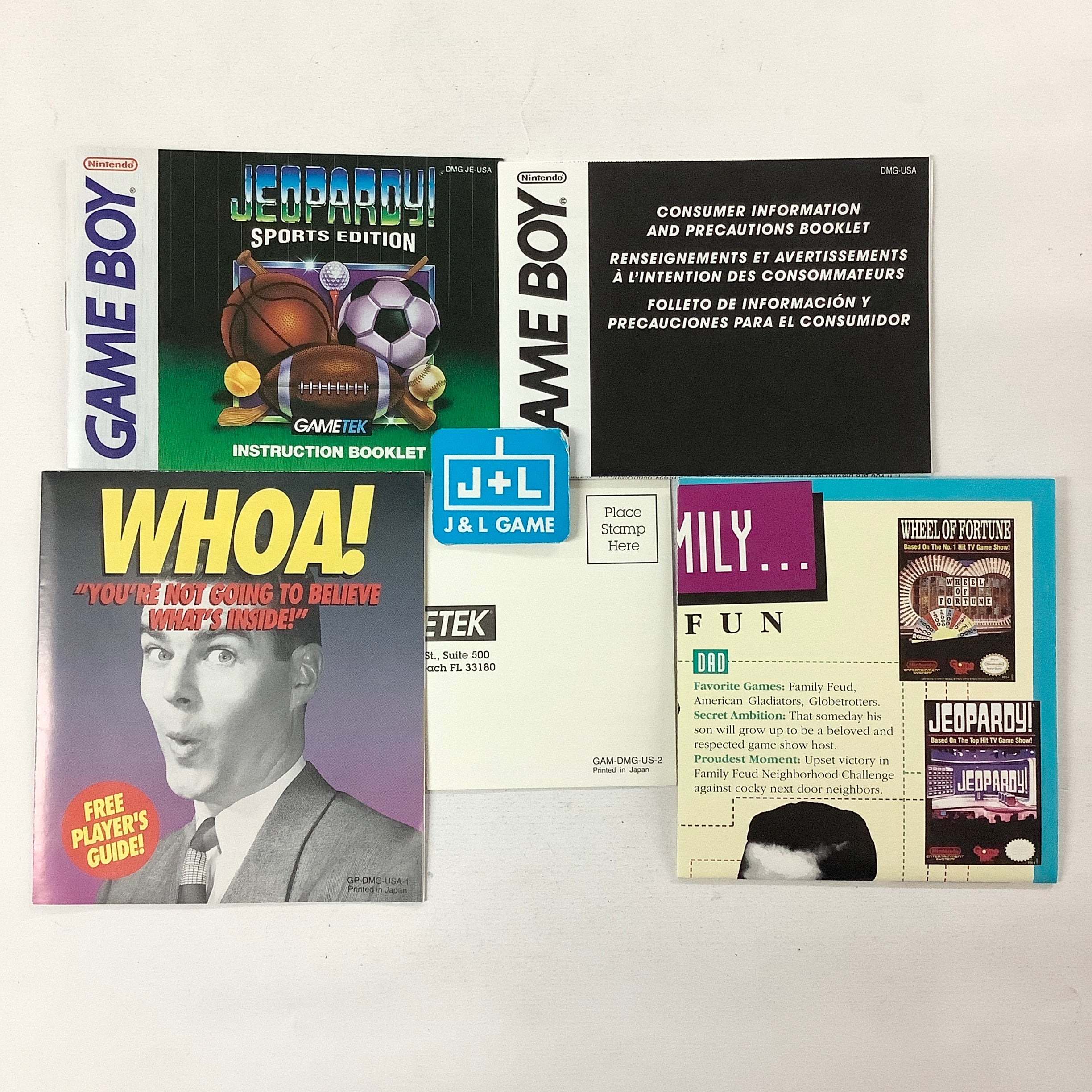 Jeopardy Sports Edition (GB) Game Boy [Pre-Owned] GameTek