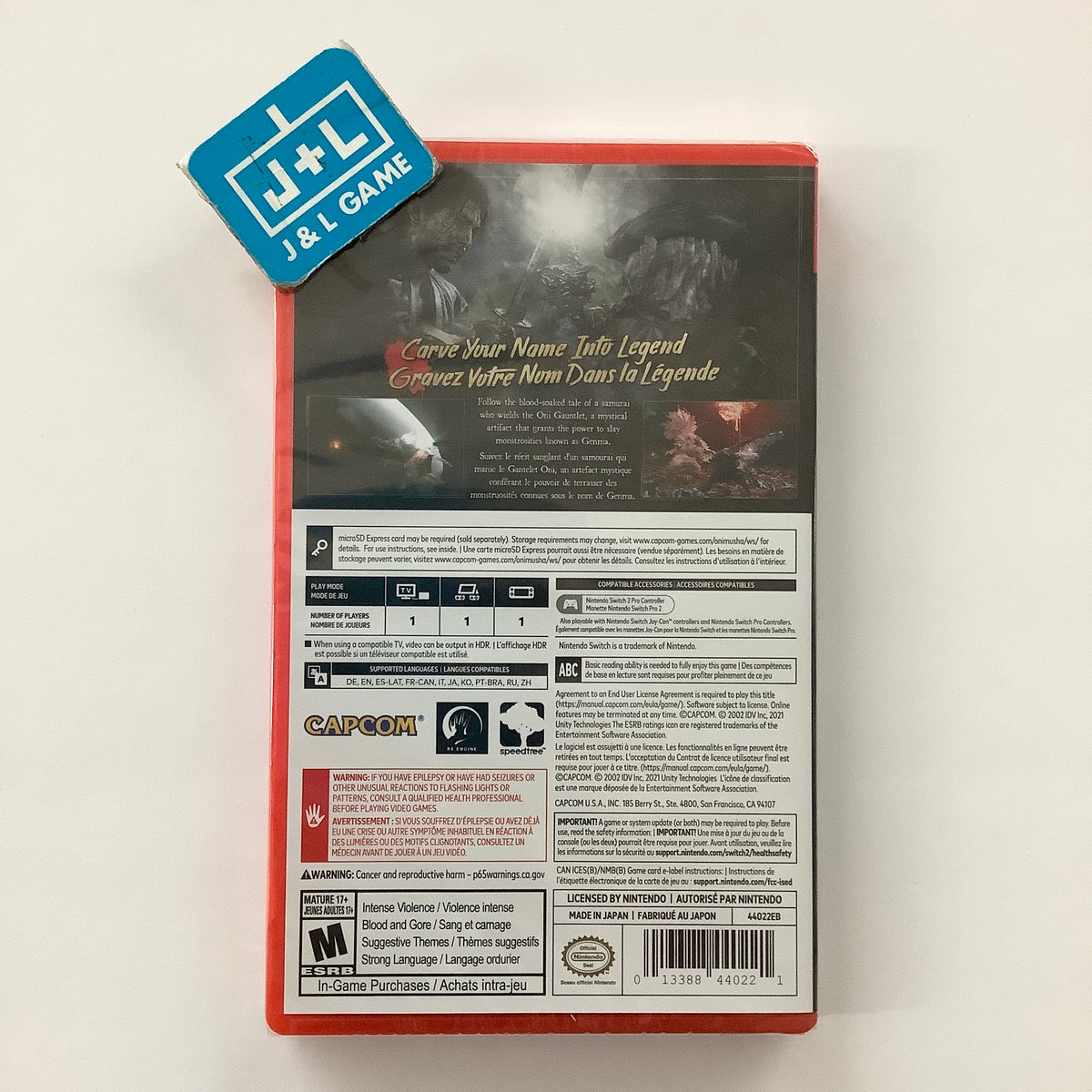 Onimusha: Way of the Sword - (NS2) Nintendo Switch 2 Video Games Capcom