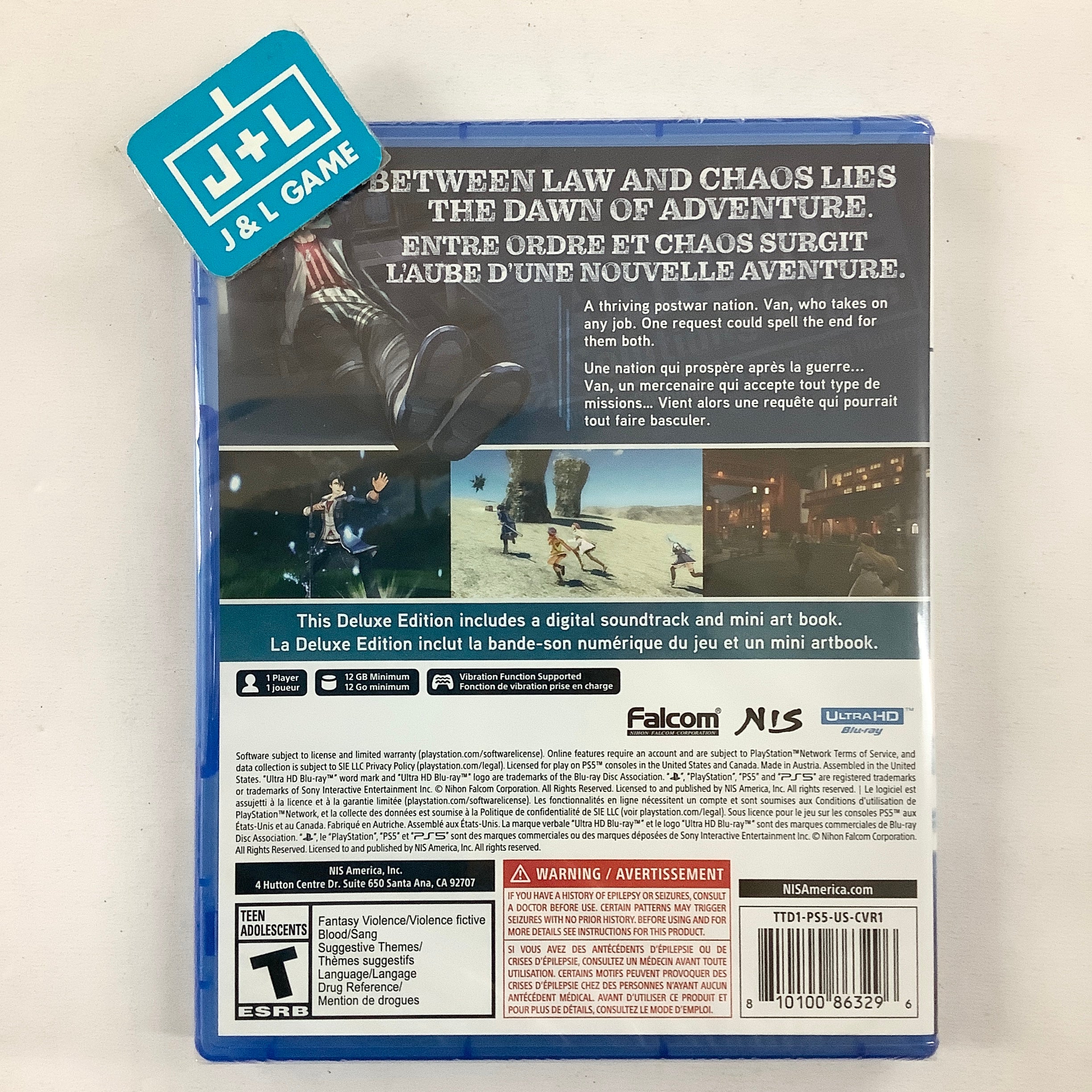 The Legend of Heroes: Trails through Daybreak: Deluxe Edition - (PS5) PlayStation 5 Video Games NIS America   