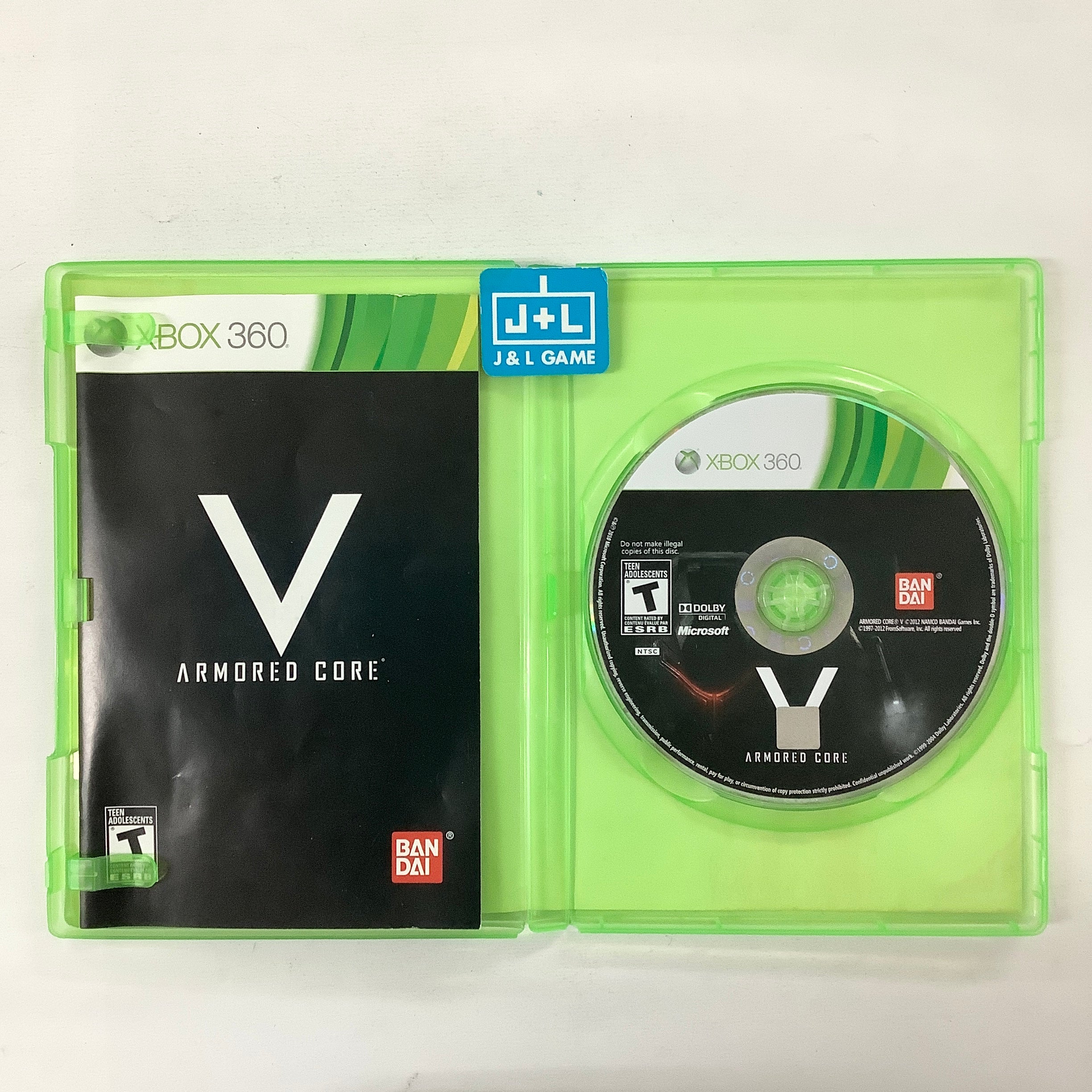 Armored Core V - Xbox 360 [Pre-Owned] Video Games Namco Bandai Games   