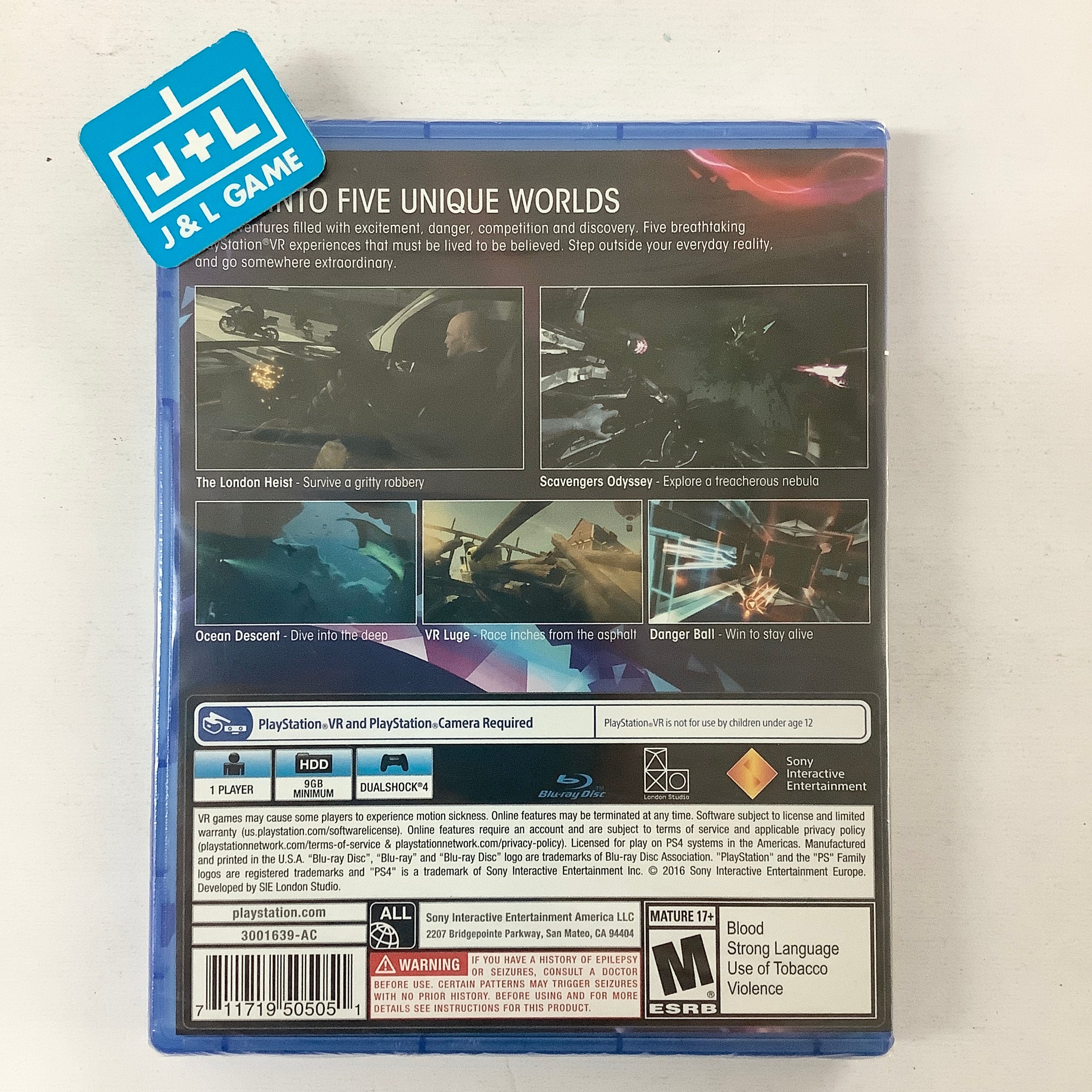 PlayStation VR Worlds - (PS4) PlayStation 4 | J&L Game
