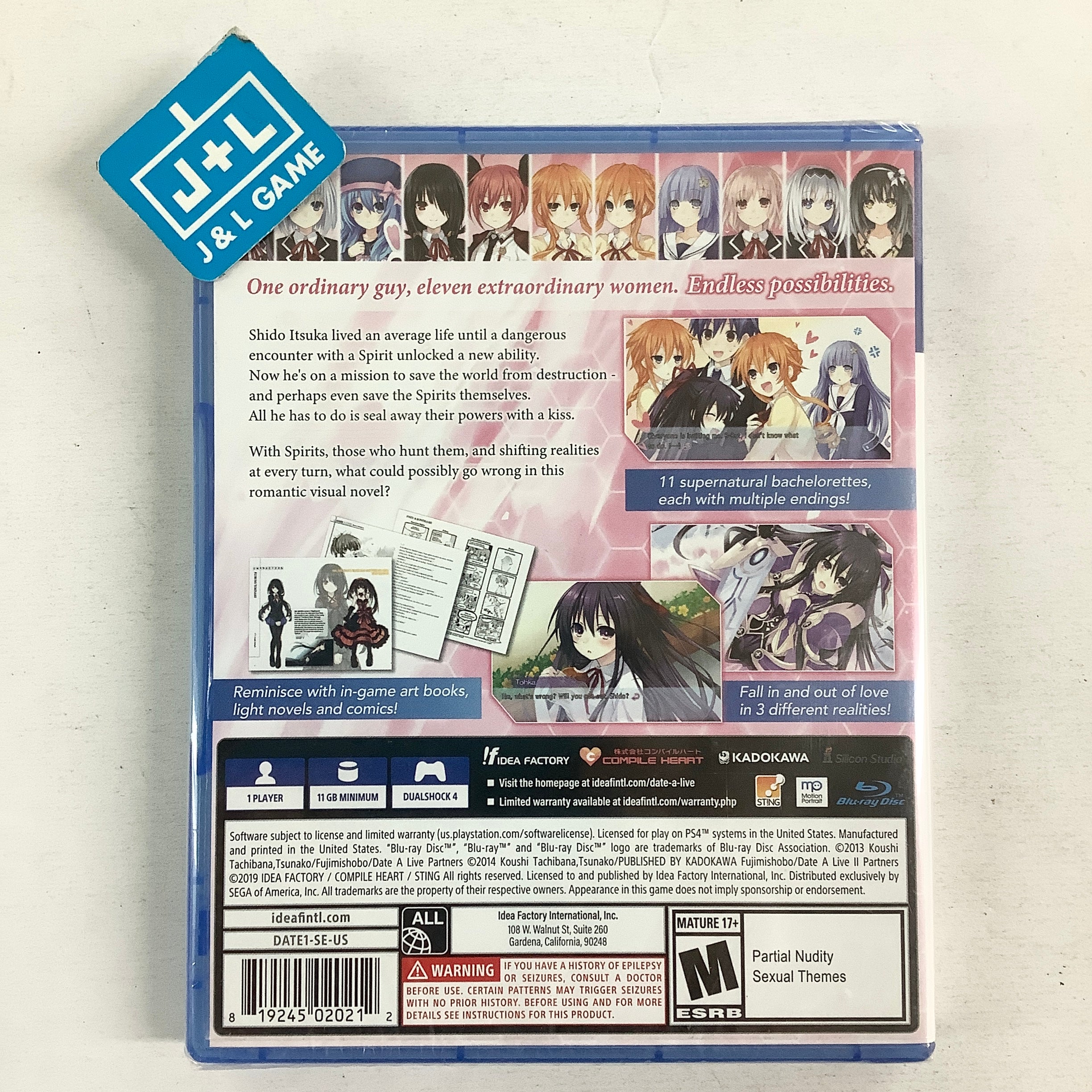 Date-A-Live: Rio Reincarnation - (PS4) PlayStation 4 Video Games IDEA FACTORY