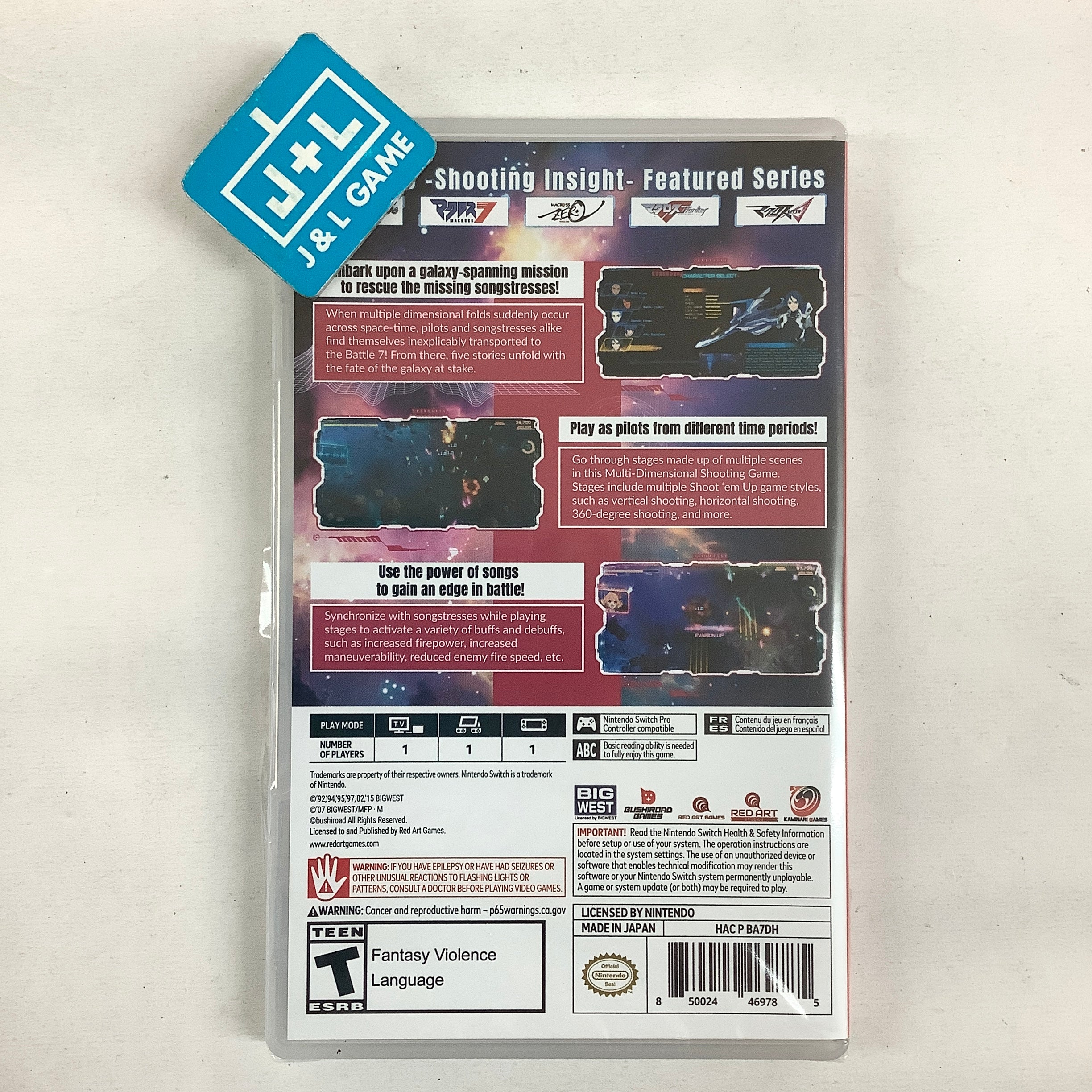 MACROSS -Shooting Insight- - (NSW) Nintendo Switch Video Games Red Art Games