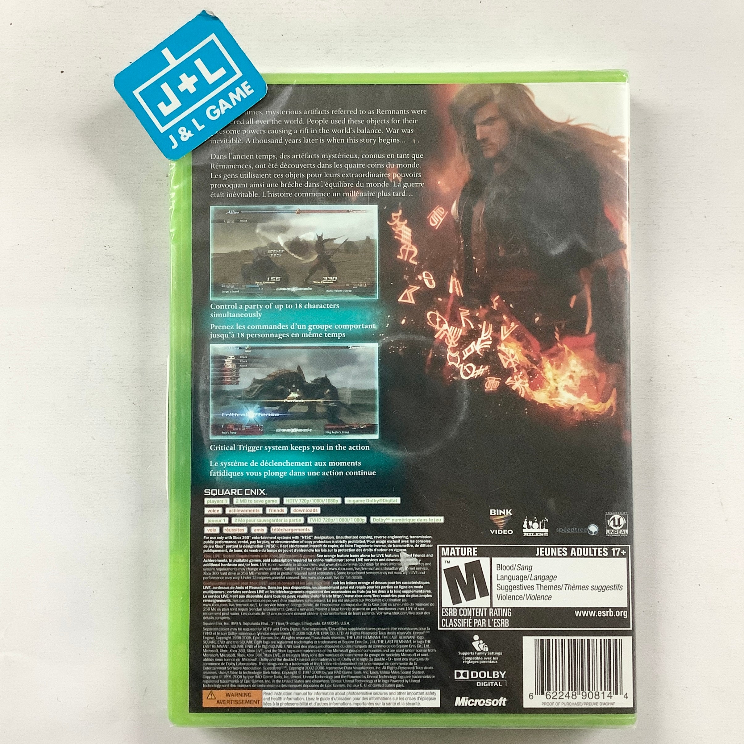 The Last Remnant - Xbox 360 Video Games Square Enix