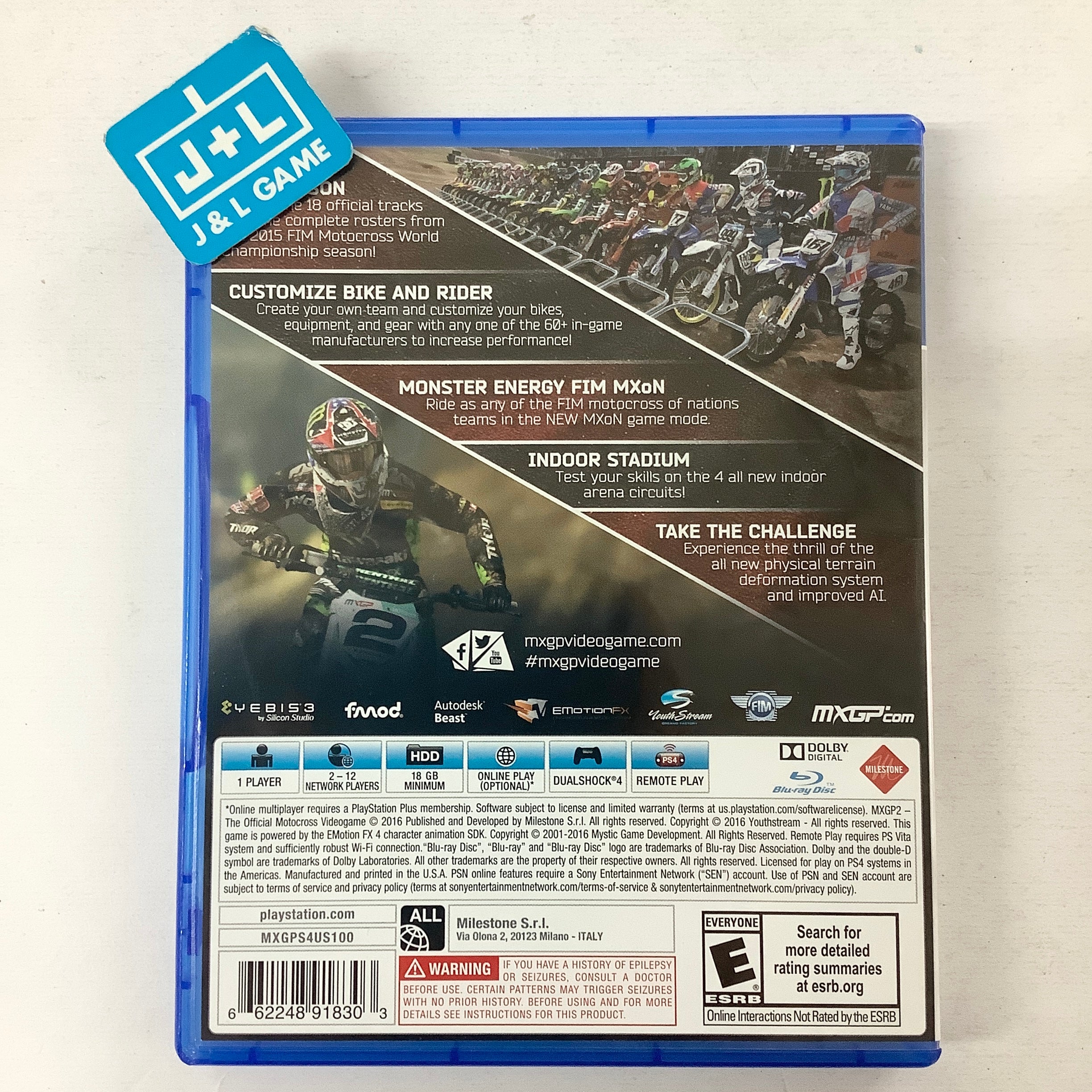 MXGP2: The Official Motocross Videogame - (PS4) PlayStation 4 [Pre