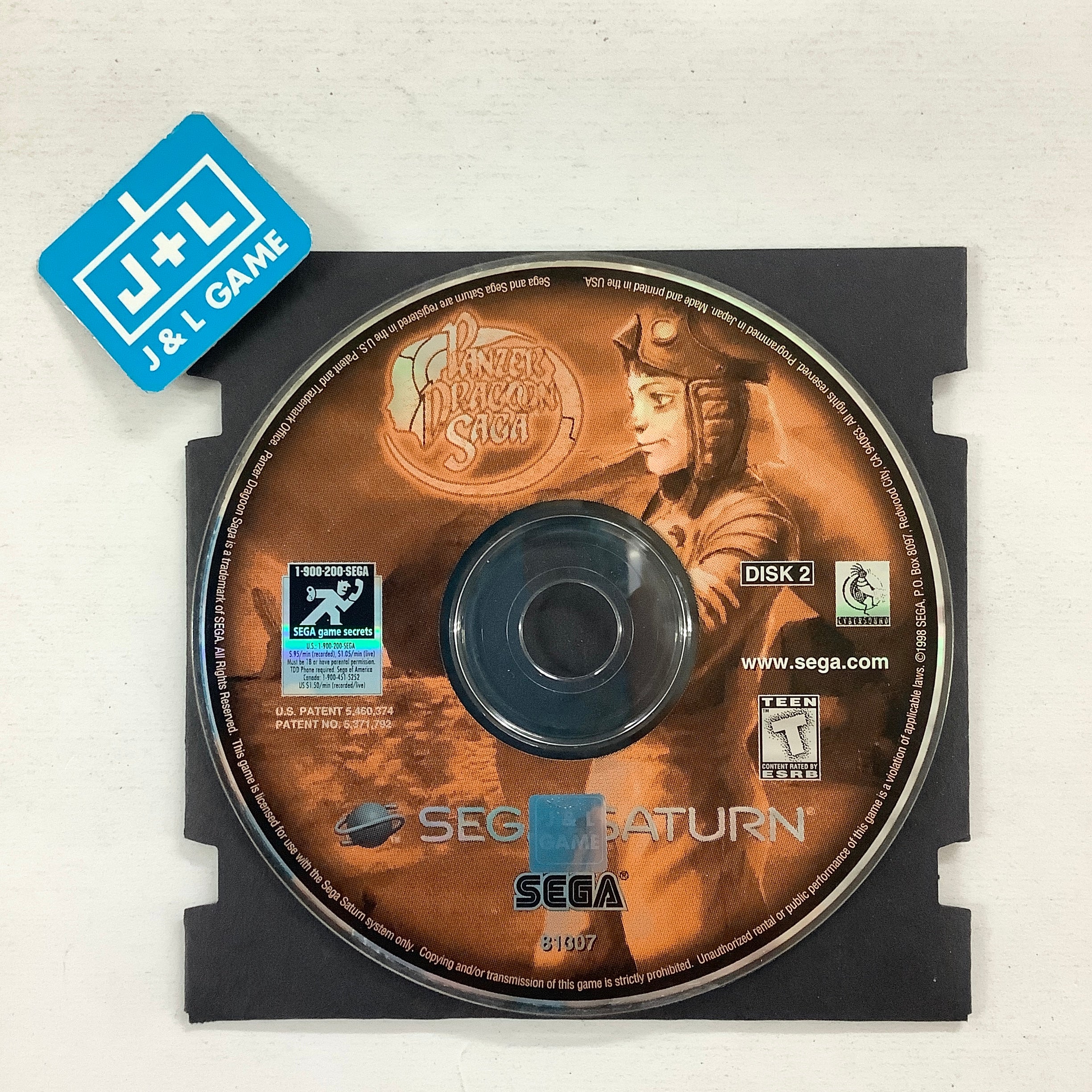 Panzer Dragoon Saga - (SS) SEGA Saturn [Pre-Owned] Video Games Sega   