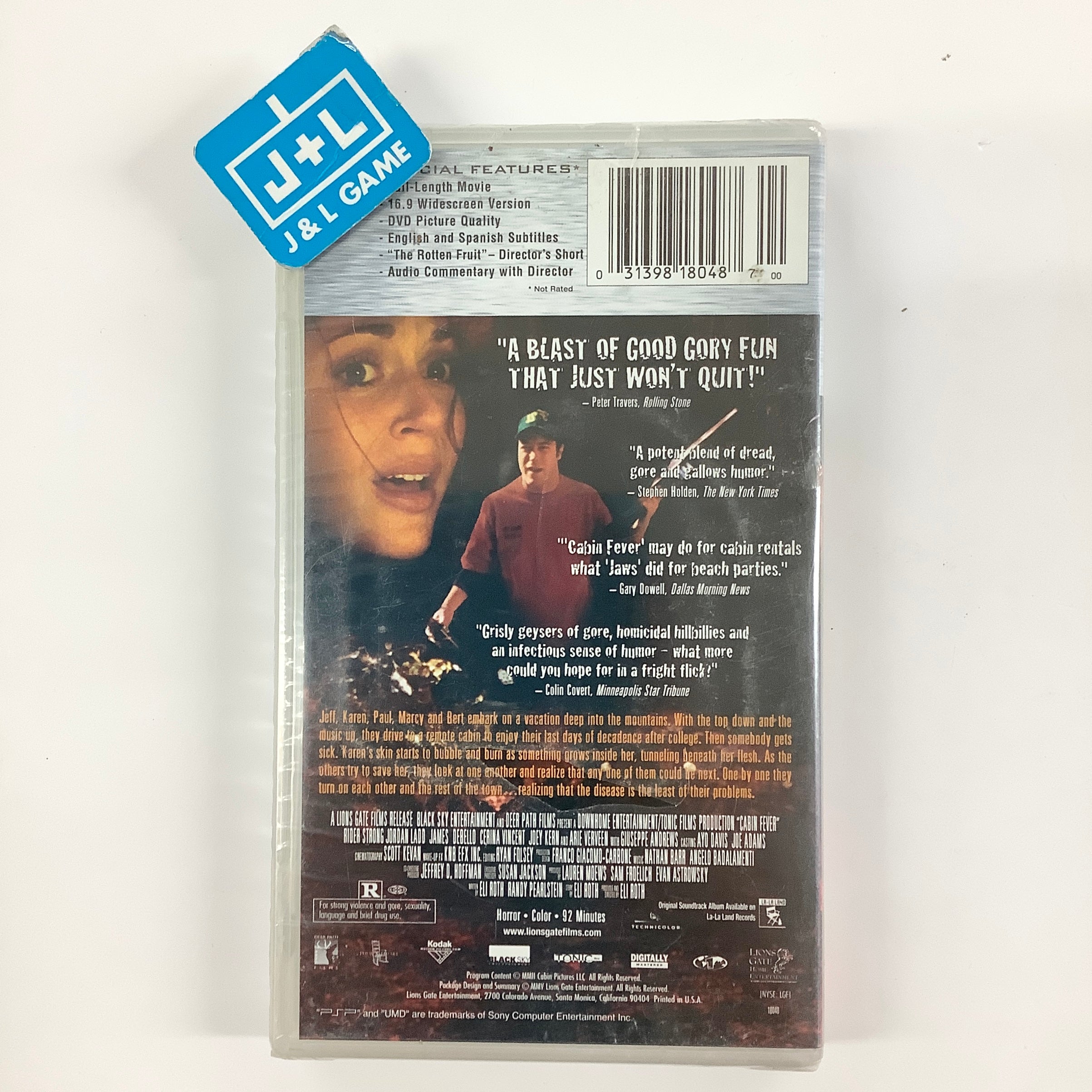 Cabin Fever - PSP UMD Video Home Sony Pictures