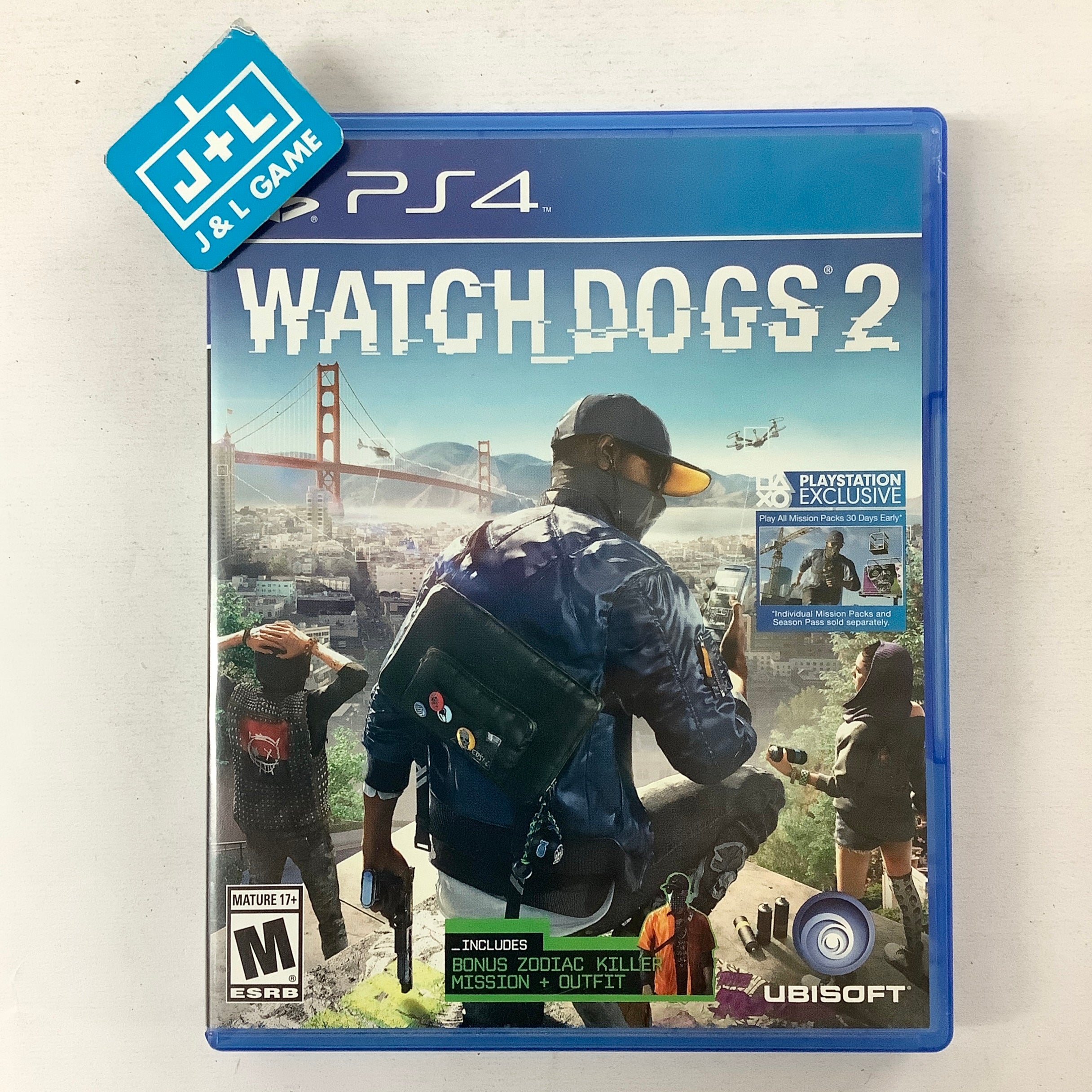 Watch Dogs 2 - (PS4) PlayStation 4 [Pre-Owned] Video Games Ubisoft