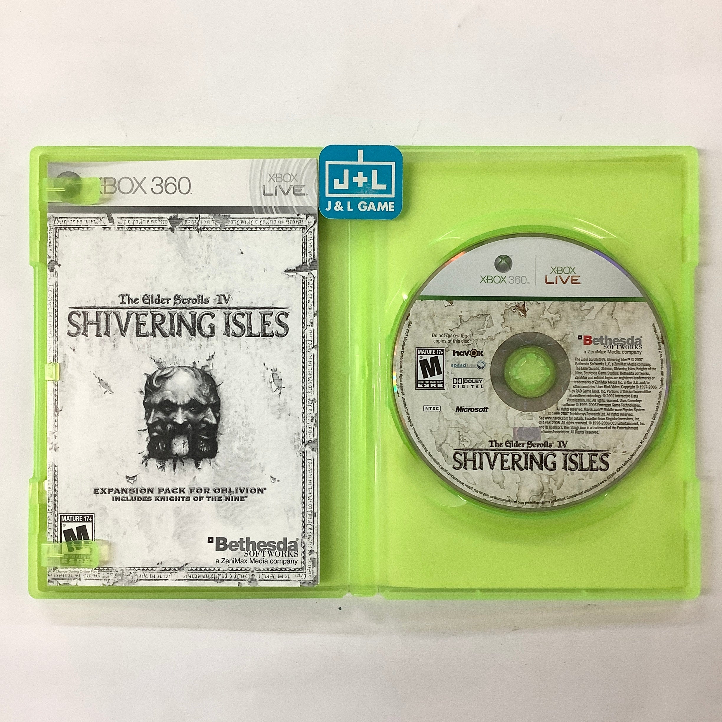 The Elder Scrolls IV: Shivering Isles - Xbox 360 [Pre-Owned] Video Games Bethesda Softworks   