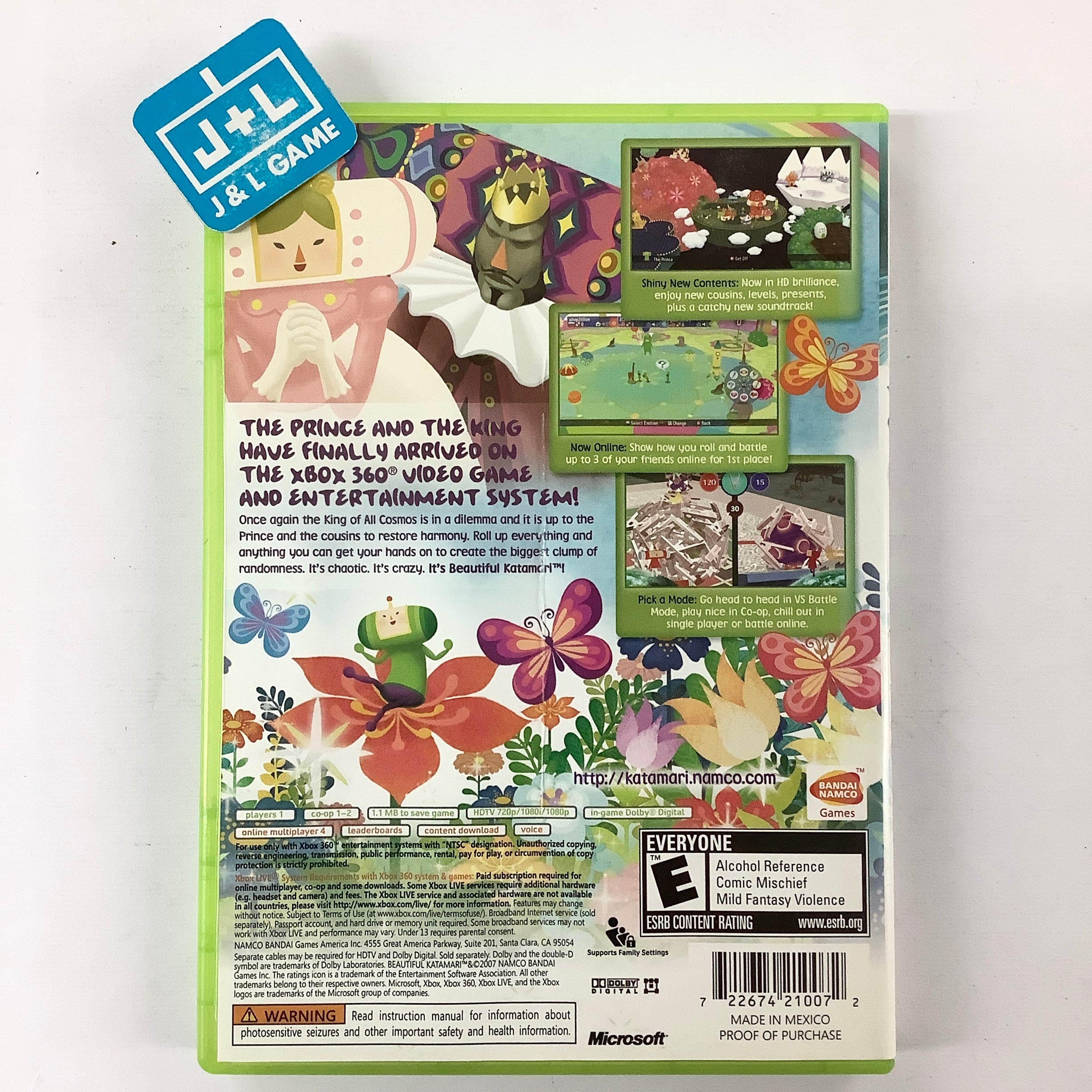 Beautiful Katamari - Xbox 360 [Pre-Owned] Video Games Bandai Namco   