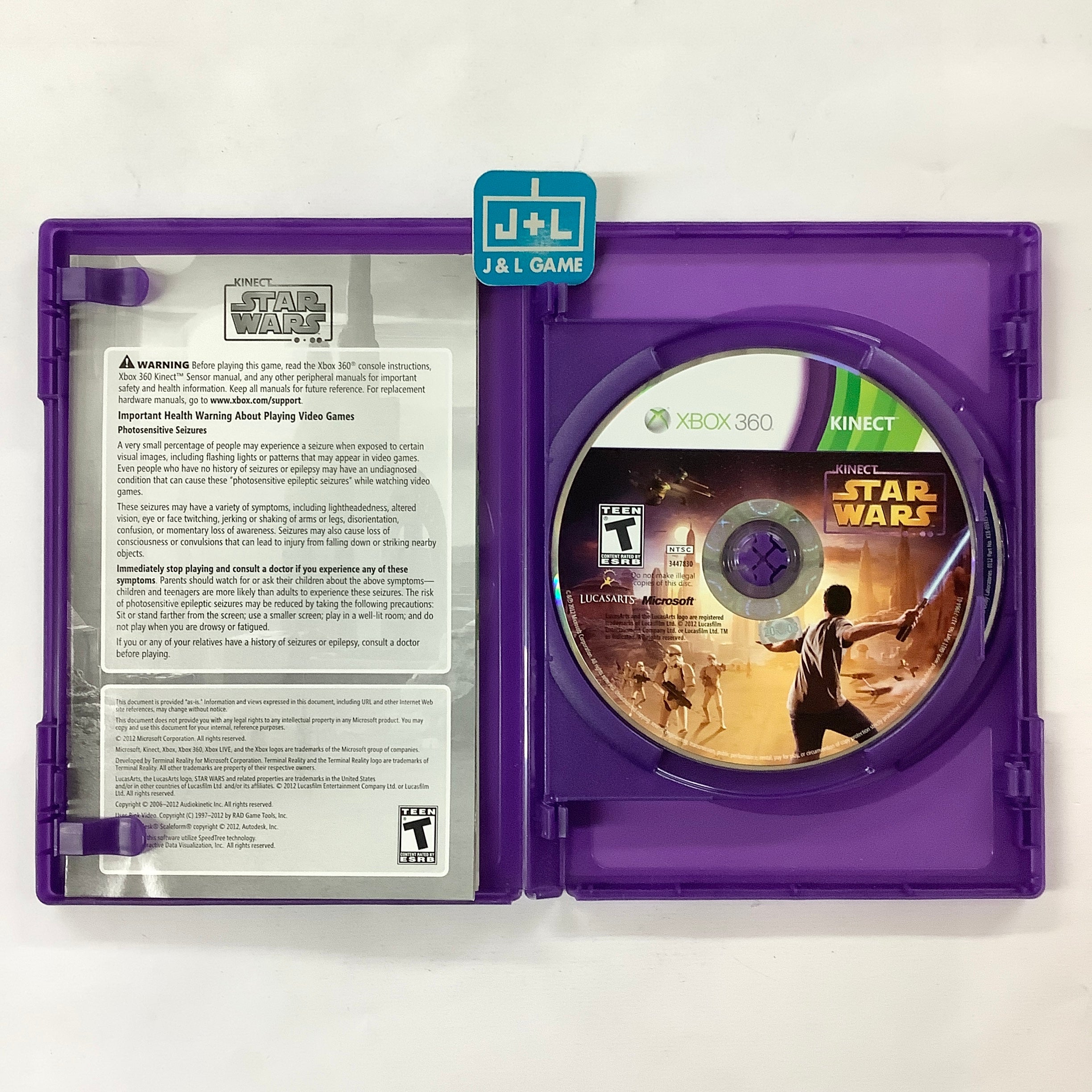 Kinect Star Wars (Kinect Required) - Xbox 360 [Pre-Owned] | J&L Game