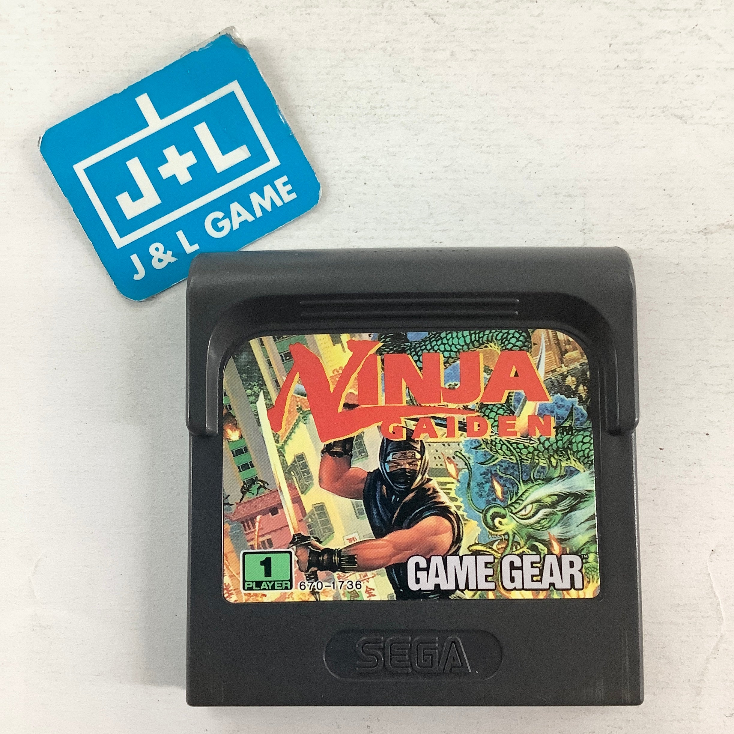 ninja gaiden sega game gear Sega Ninja Gaiden Game Gear with Case