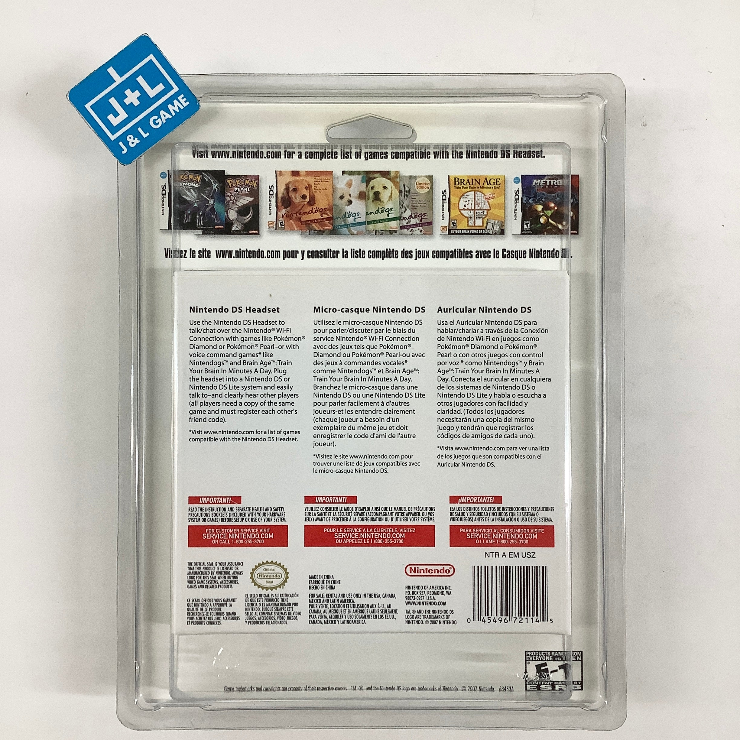 Nintendo DS Headset - (NDS) Nintendo DS ACCESSORIES Nintendo