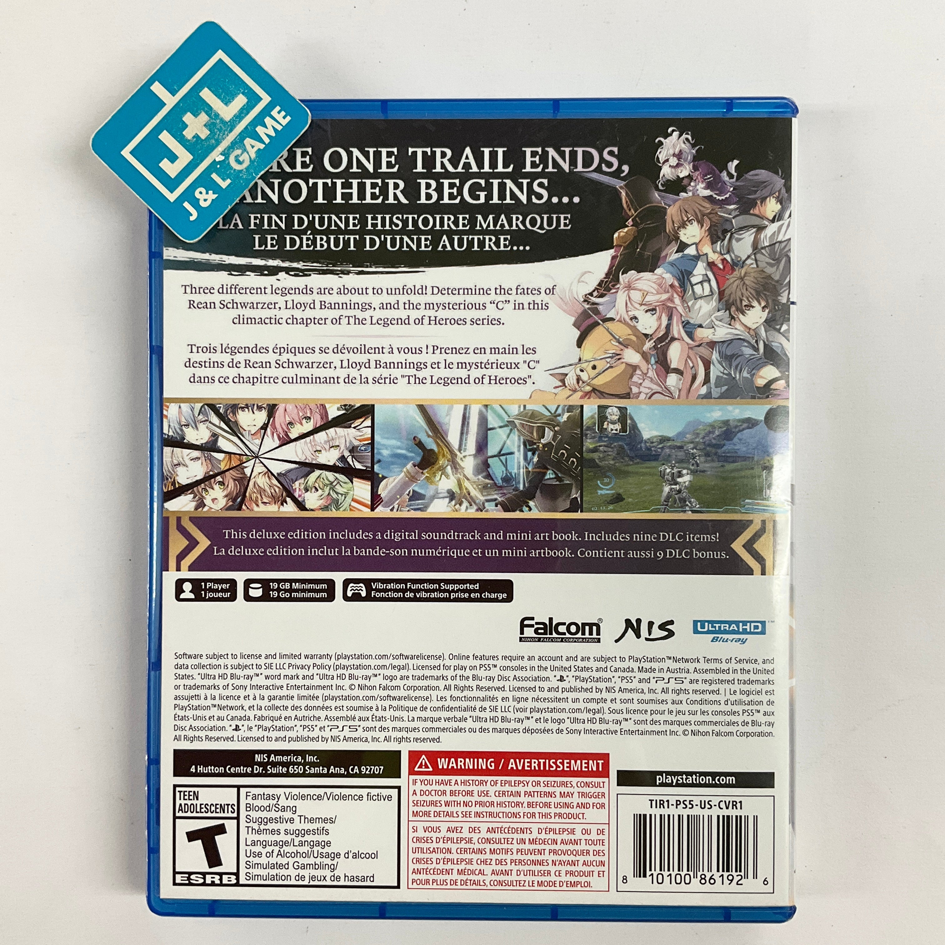 The Legend of Heroes: Trails into Reverie - (PS5) PlayStation 5 [Pre-Owned] Video Games NIS America   