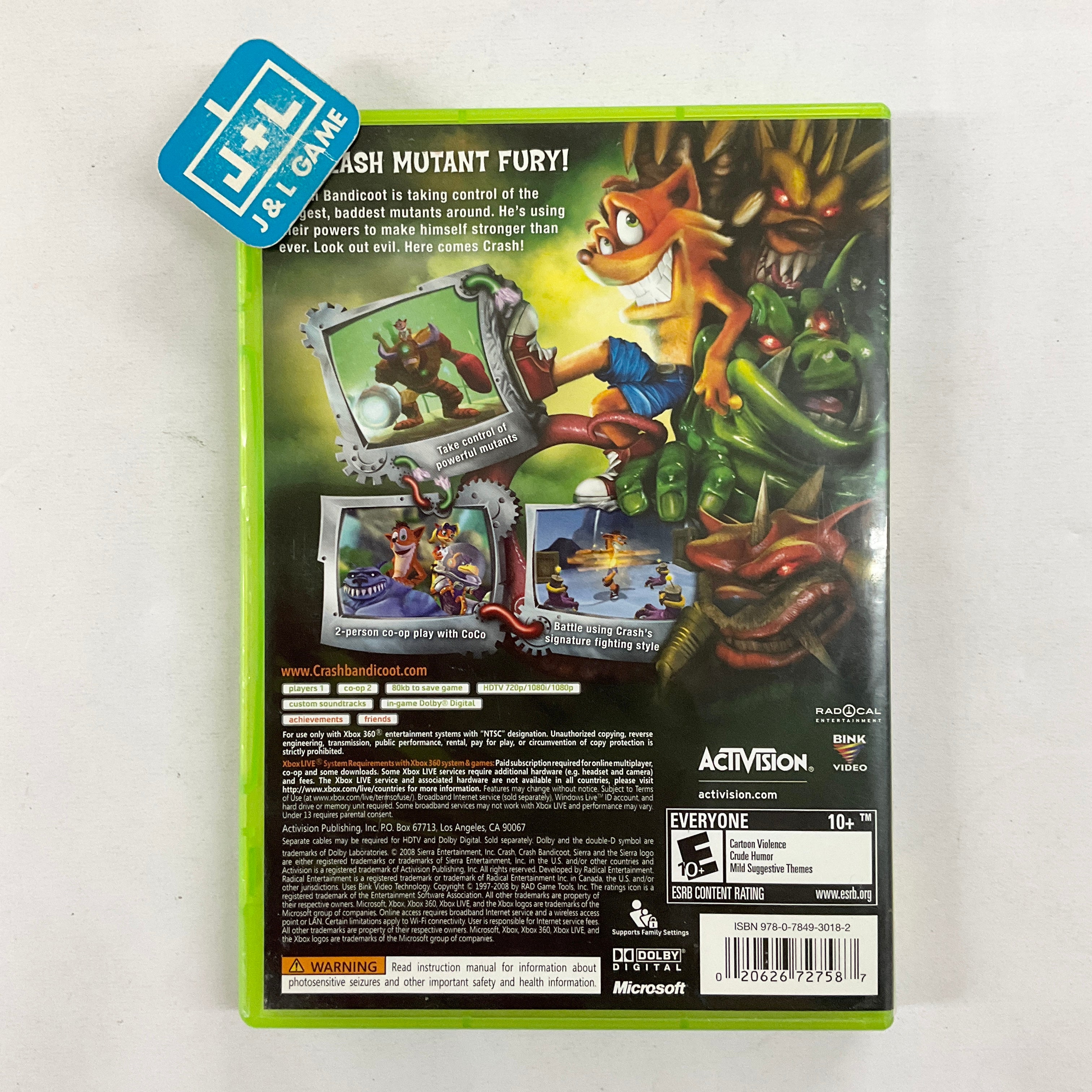 日本全国送料無料商品 特集 Mind Crash: Over Game J&L | [Pre-Owned] 360 Xbox - Mutant その他