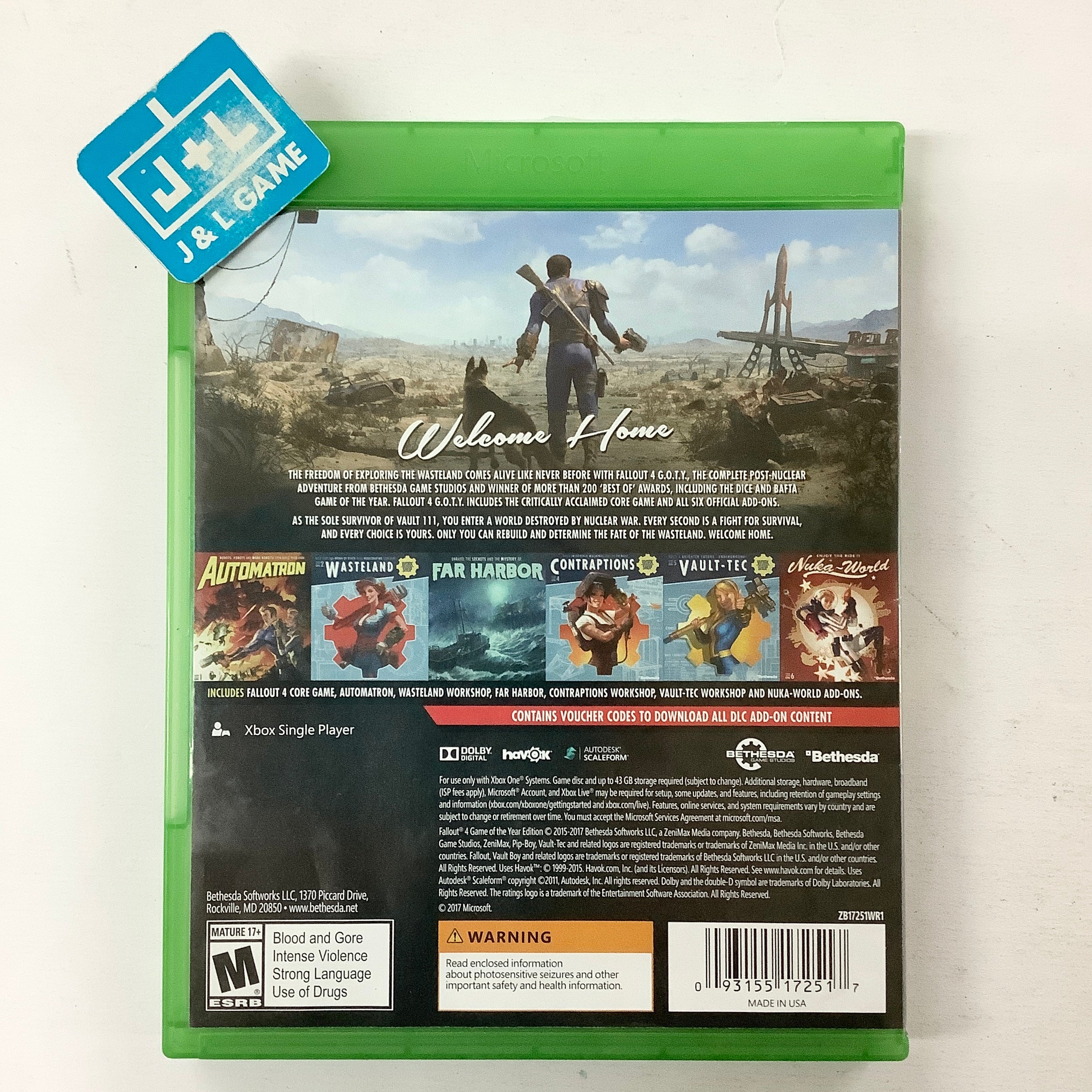 Fallout 4: Game of the Year Edition - (XB1) Xbox One [Pre-Owned