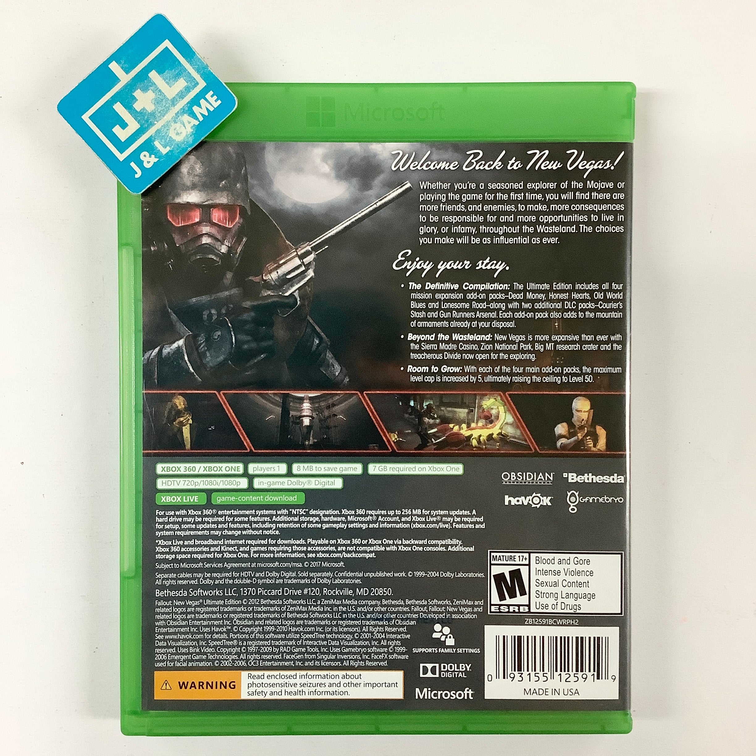 Fallout: New Vegas Ultimate Edition - (XB1) Xbox One & Xbox 360
