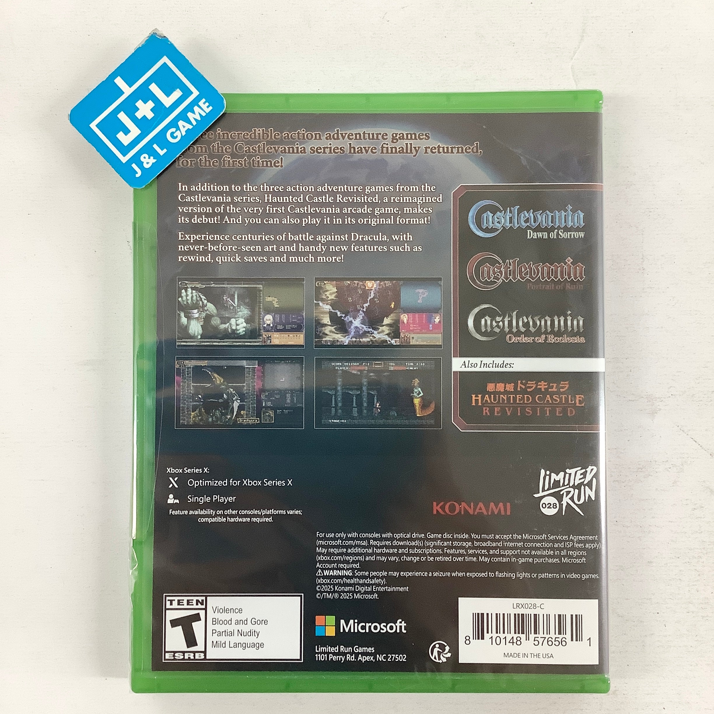 Castlevania Dominus Collection (Dawn of Sorrow Cover) (Limited Run #028) - (XSX) Xbox Series X Video Games Limited Run Games