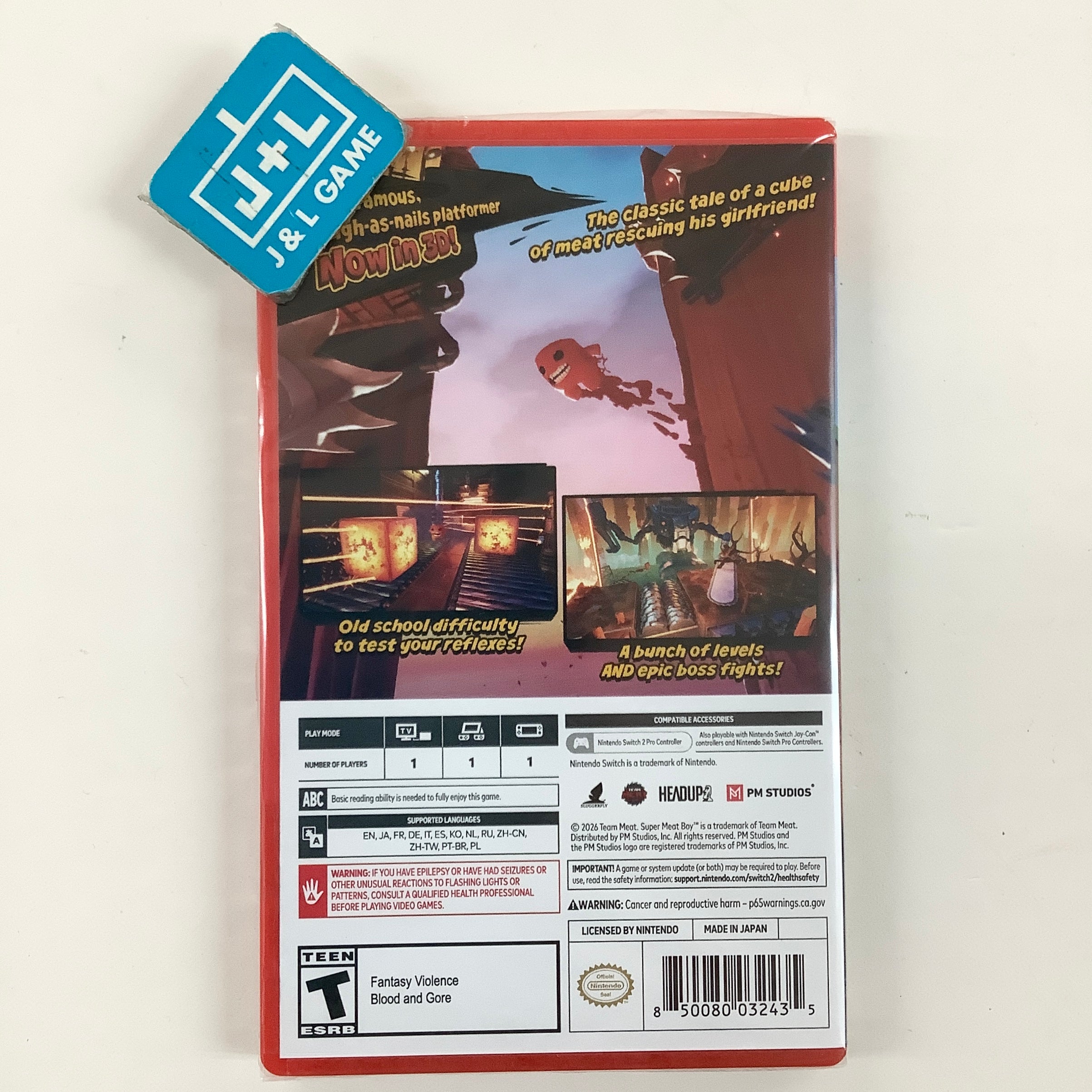 Super Meat Boy 3D - (NS2) Nintendo Switch 2