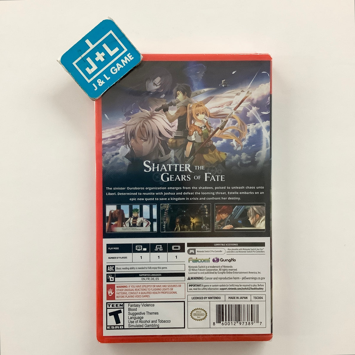 Trails in the Sky 2nd Chapter - (NS2) Nintendo Switch 2 Video Games GungHo Online Entertainment, Inc.