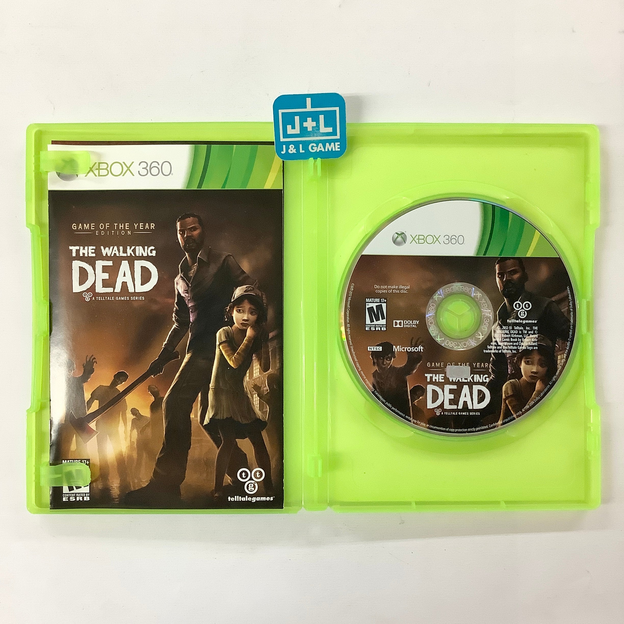 The Walking Dead (Game of the Year Edition) - Xbox 360 [Pre-Owned] Video Games Telltale Games   