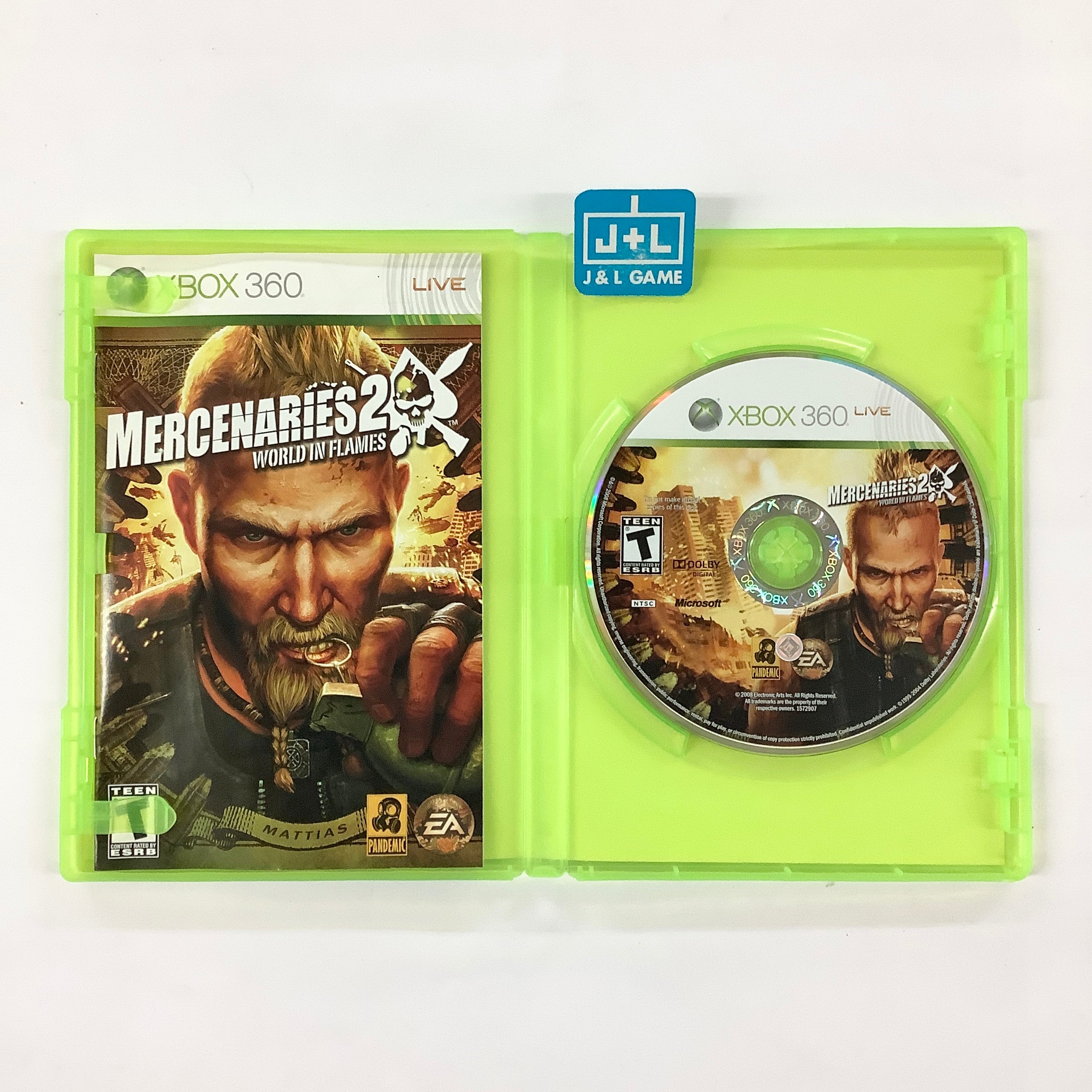Mercenaries 2: World in Flames - Xbox 360 [Pre-Owned] Video Games Electronic Arts   