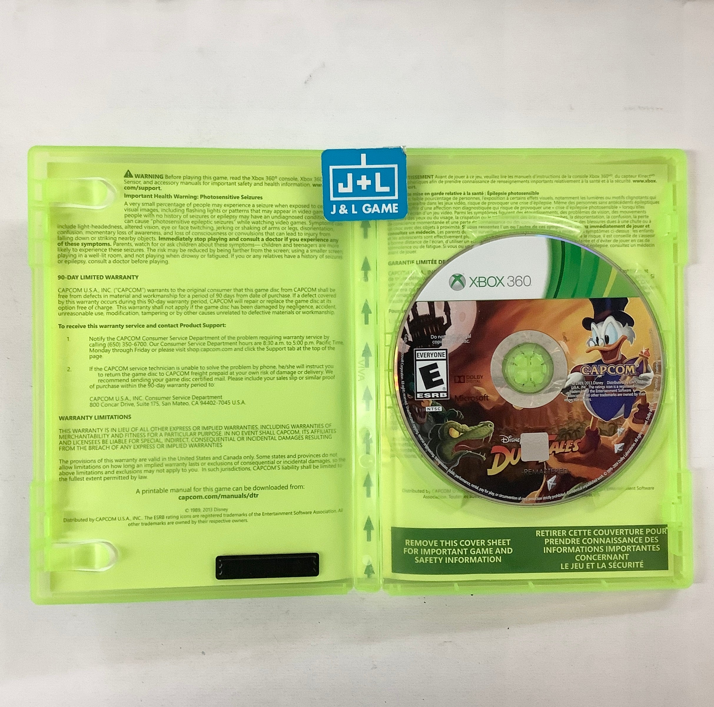DuckTales: Remastered - Xbox 360 [Pre-Owned] Video Games Capcom