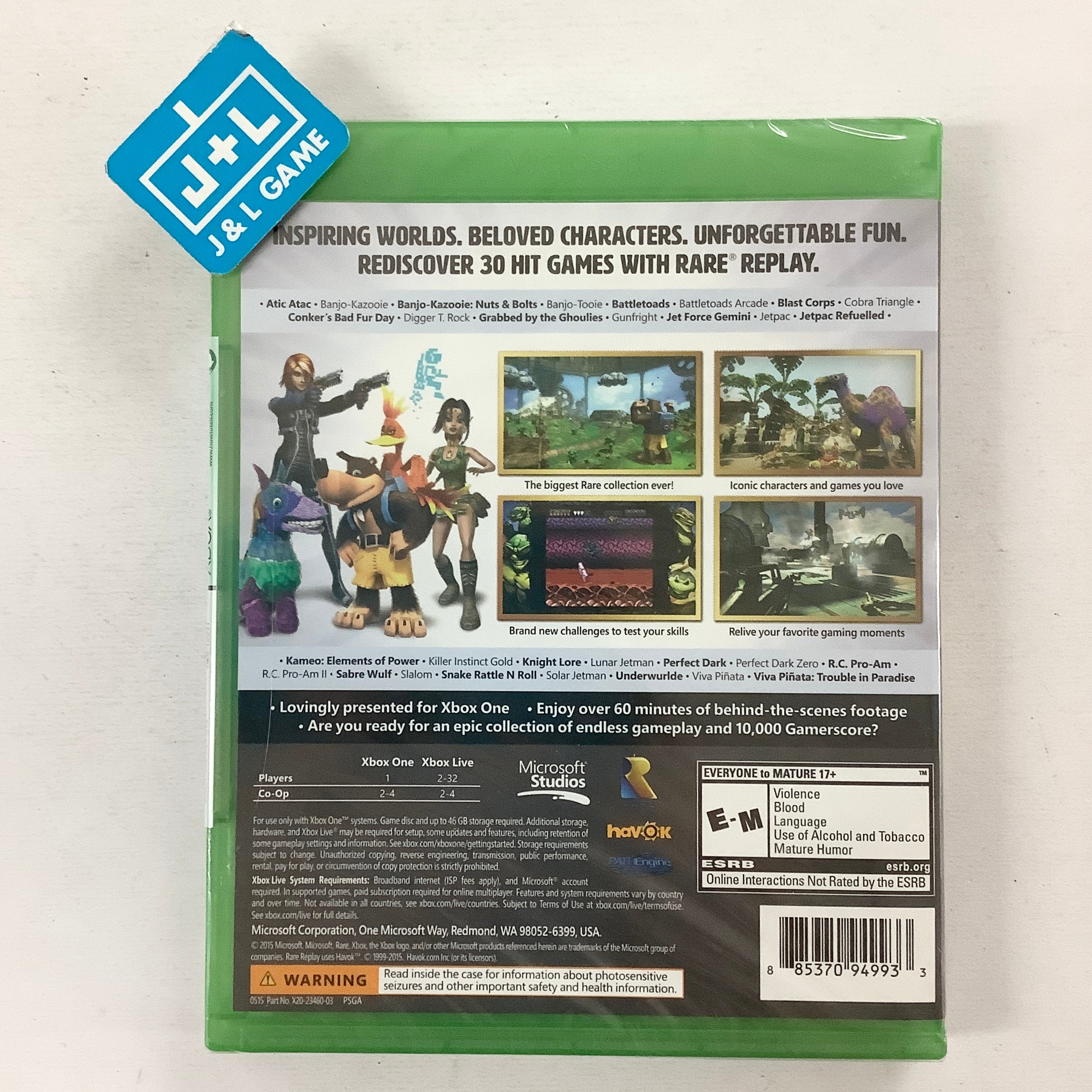 Rare Replay - (XB1) Xbox One Video Games Microsoft Game Studios