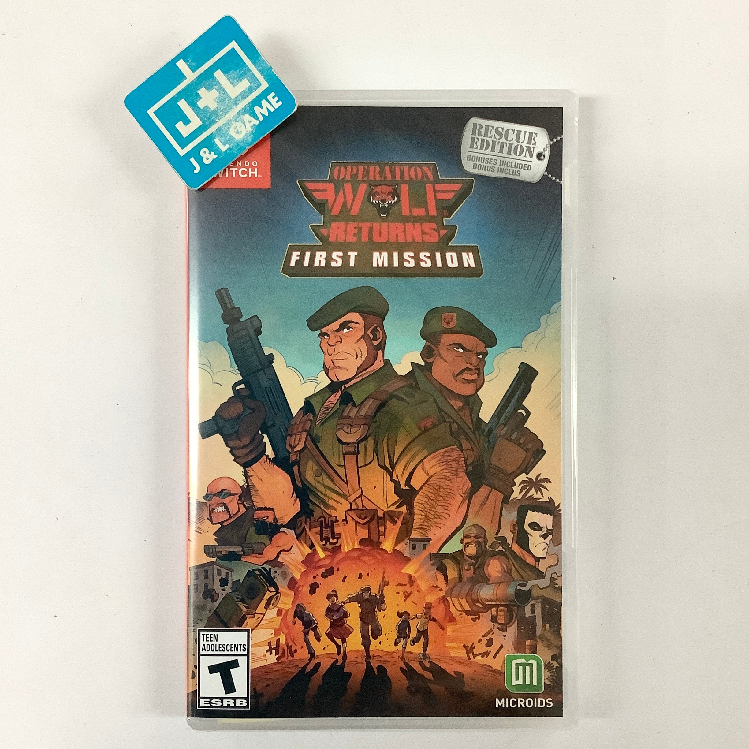 Operation Wolf Returns: First Mission (Rescue Edition) - (NSW) Nintendo Switch Video Games Maximum Games   