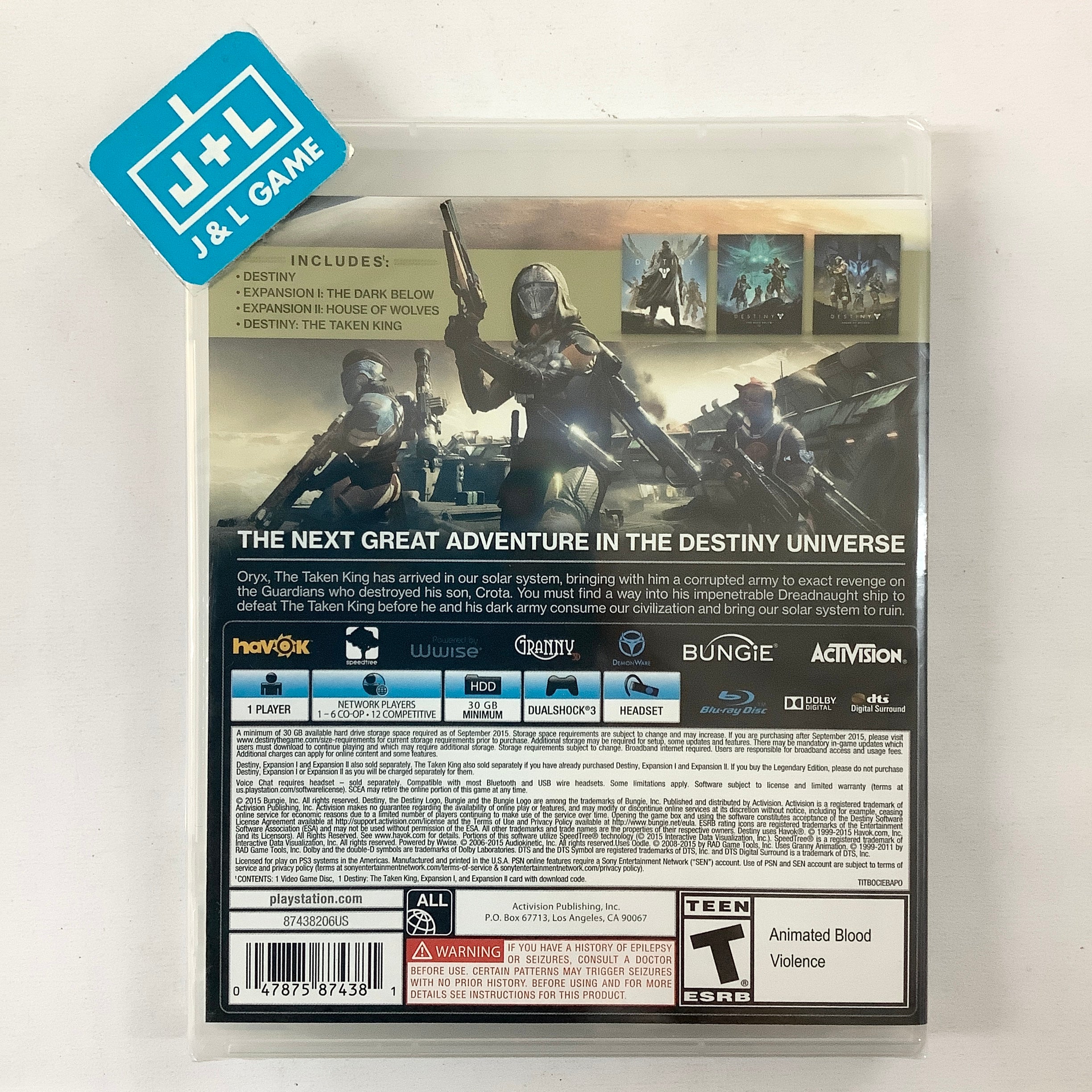 Destiny: The Taken King (Legendary Edition) - (PS3) PlayStation 3 Video Games Activision   