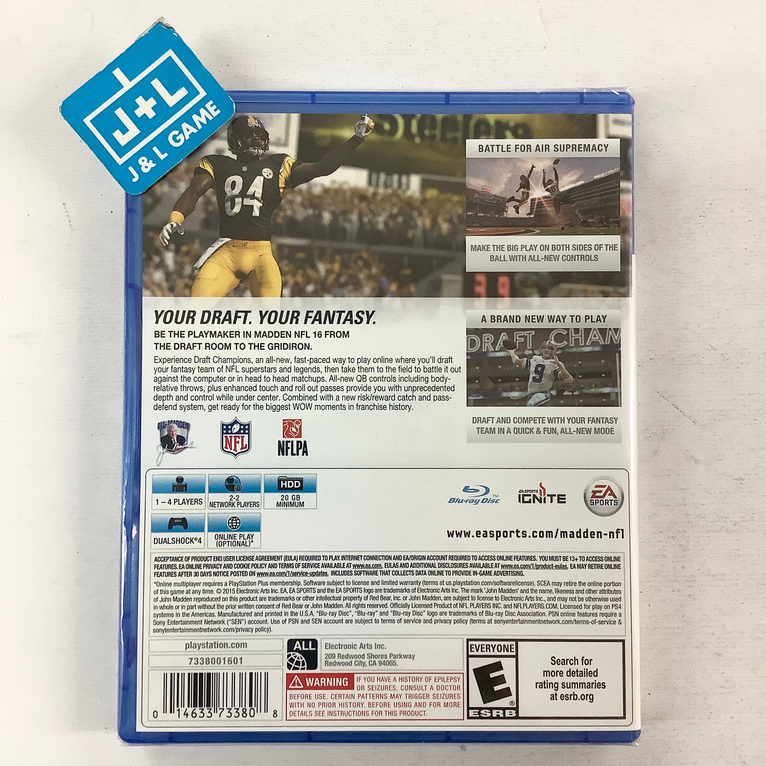 Madden NFL 16 - (PS4) PlayStation 4 Video Games EA Sports